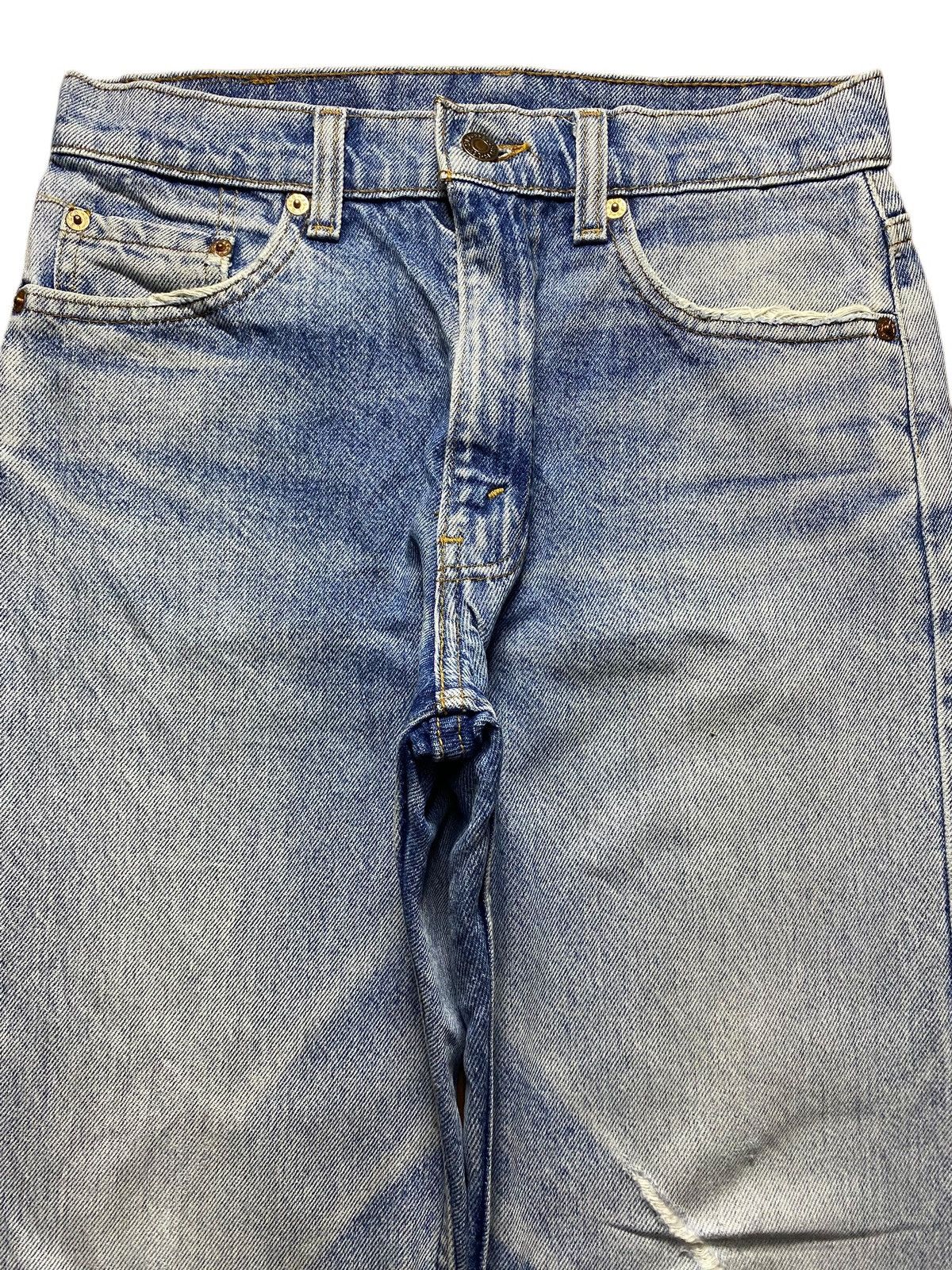 Levi's Vintage Levis 80’s Faded Wash Distressed Loose Jeans Size US 28 / EU 44 - 3 Thumbnail