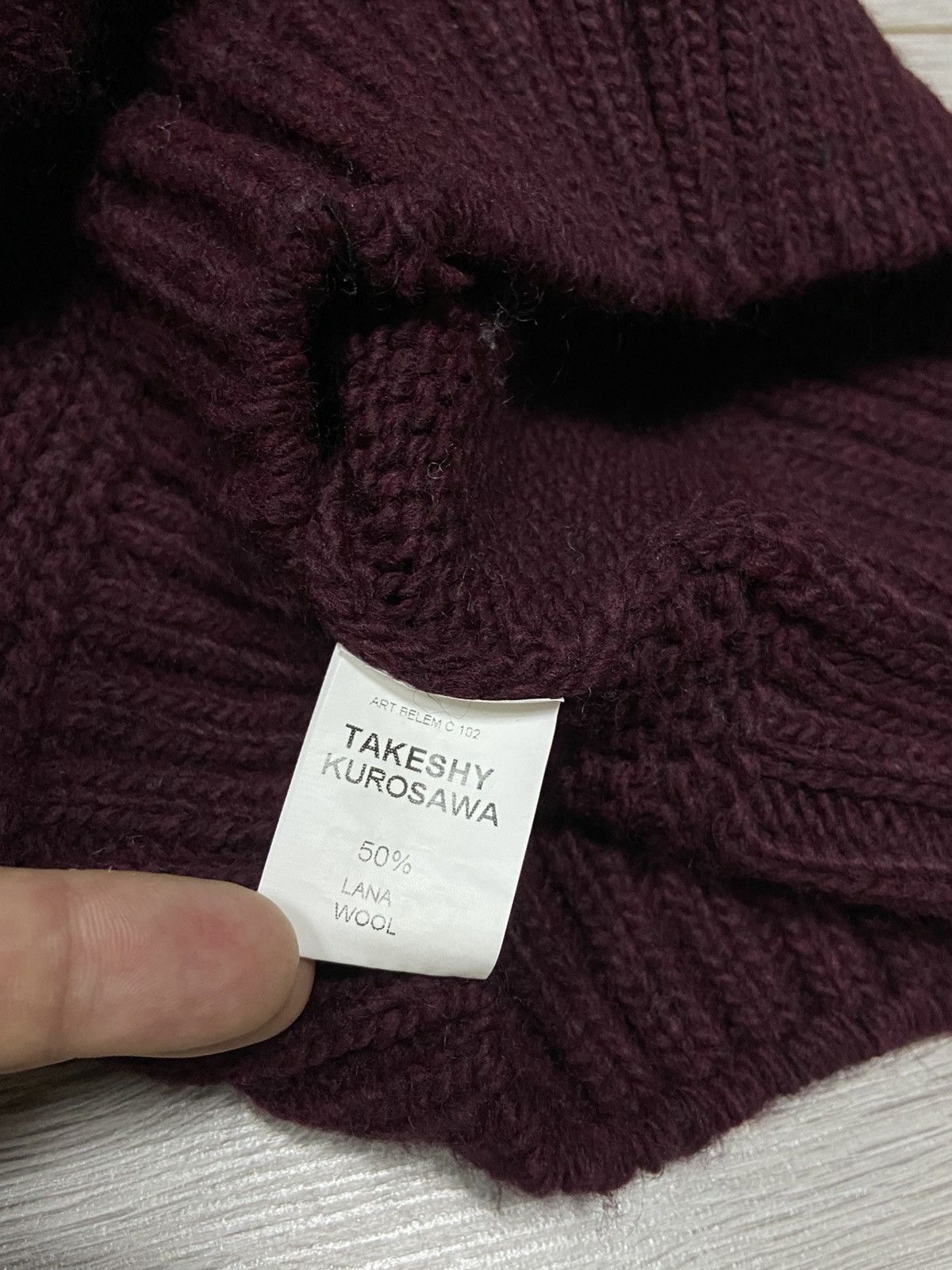 Takeshy Kurosawa Takeshy Kurosawa knitted wool sweater Size US S / EU 44-46 / 1 - 8 Thumbnail
