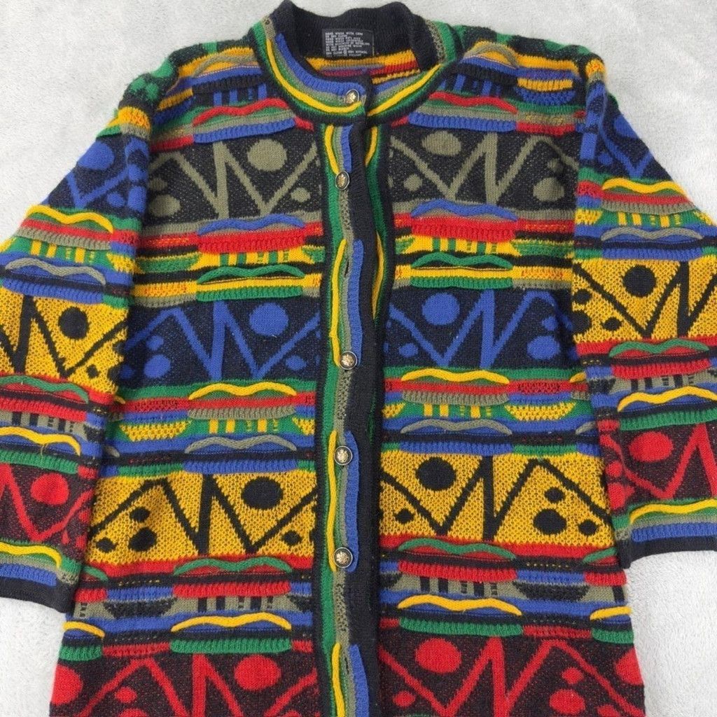 Coogi COOGI Australia Retro Wool Cardigan Extra Large Size XL / US 12-14 / IT 48-50 - 8 Thumbnail