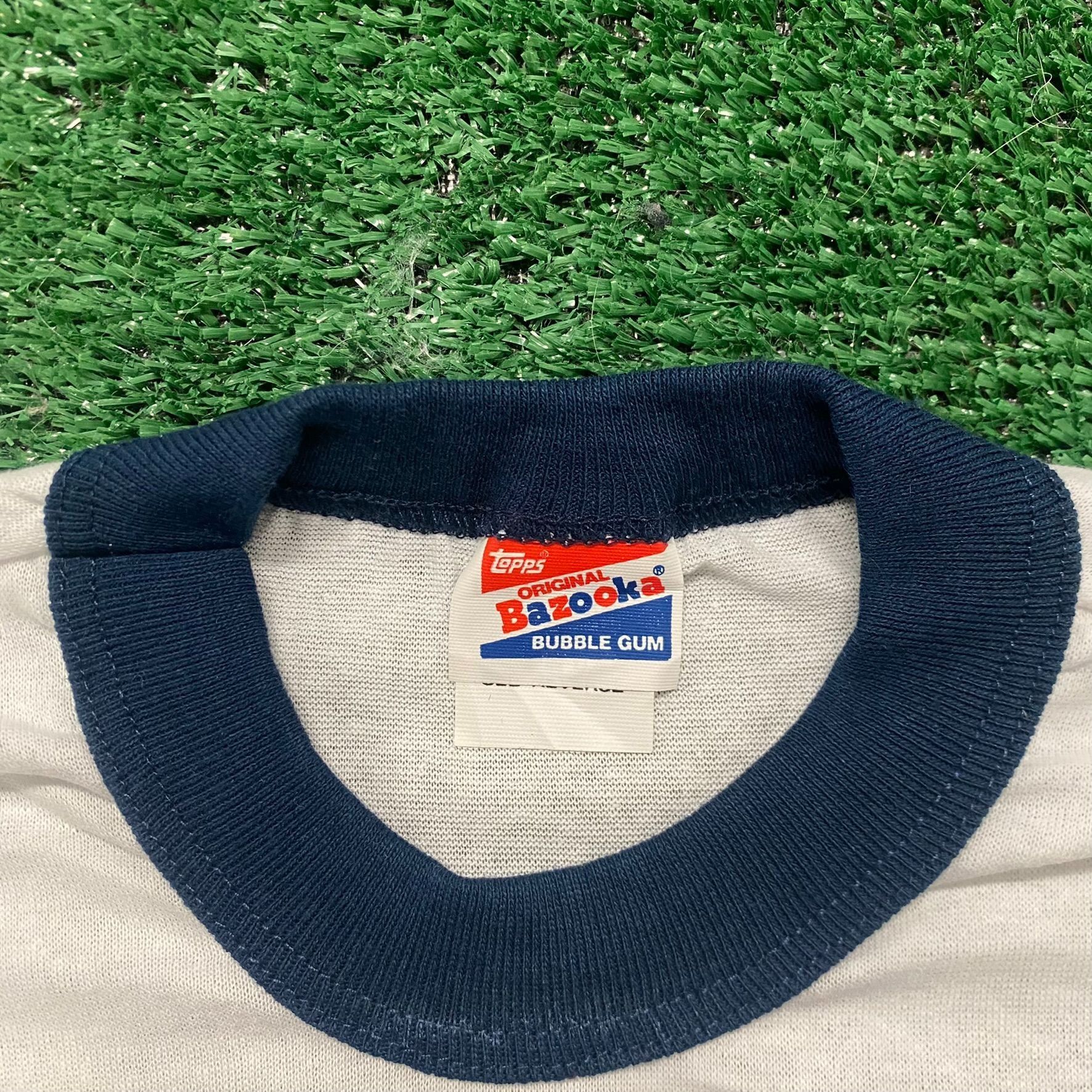 Vintage Vintage 80s Bazooka Bubble Gum Logo Single Stitch Ringer Tee Size US M / EU 48-50 / 2 - 5 Thumbnail