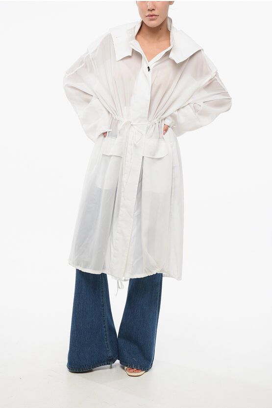 Lightweight Silk Parka with Hood