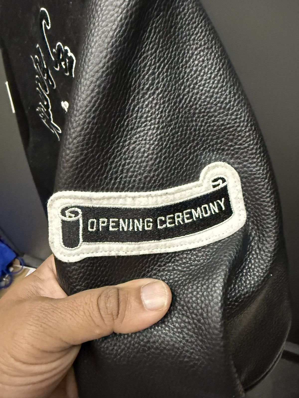 Opening Ceremony Opening Ceremony Leather Wool Varsity Jacket Black Size US S / EU 44-46 / 1 - 3 Thumbnail