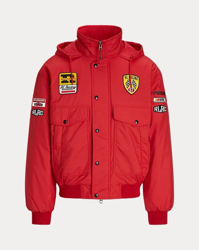 Polo Ralph Lauren Polo Ralph Lauren Racing Jacket Size Large Red Hooded Logos Size US L / EU 52-54 / 3 - 4 Thumbnail