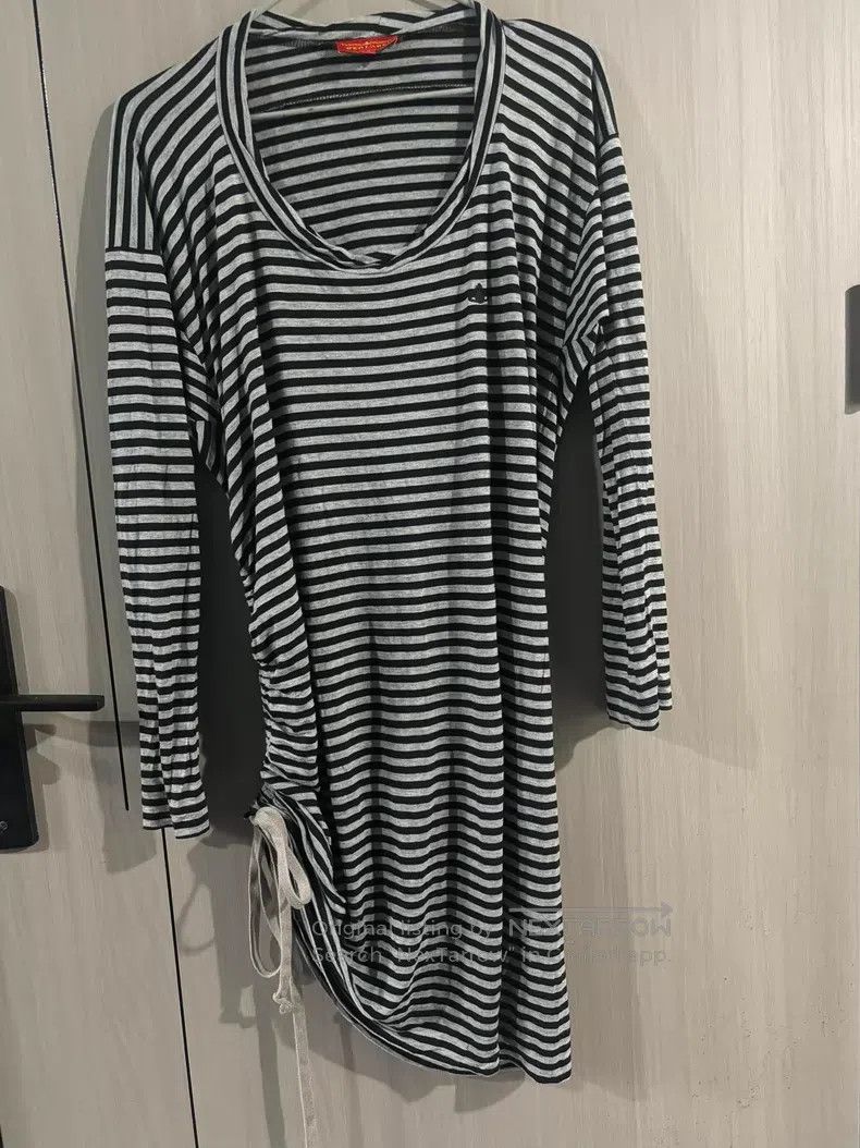 Vivienne Westwood Vivienne Westwood Striped Saturn Shapeshifting Dress, Elas Size L / US 10 / IT 46 - 1 Thumbnail
