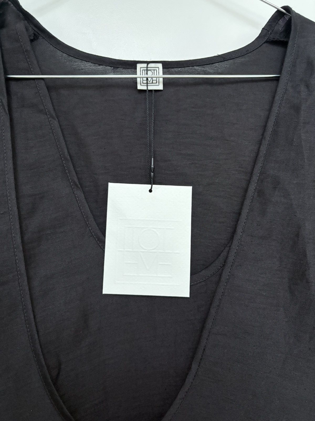 Toteme Toteme linen blouse in black Size XS / US 0-2 / IT 36-38 - 8 Thumbnail