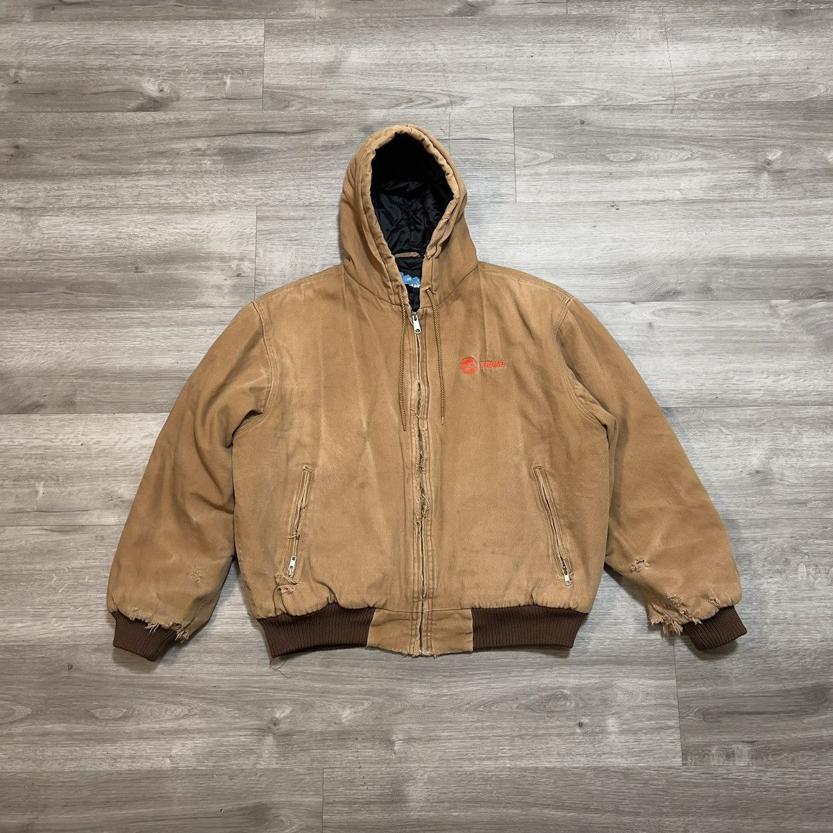 Vintage Vintage Carhartt Esque Canvas Work Jacket Size US L / EU 52-54 / 3 - 1 Thumbnail