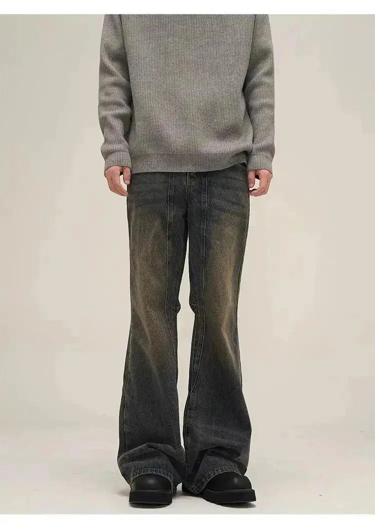 Japanese Brand Retro distressed washed jeans Size US 32 / EU 48 - 6 Thumbnail