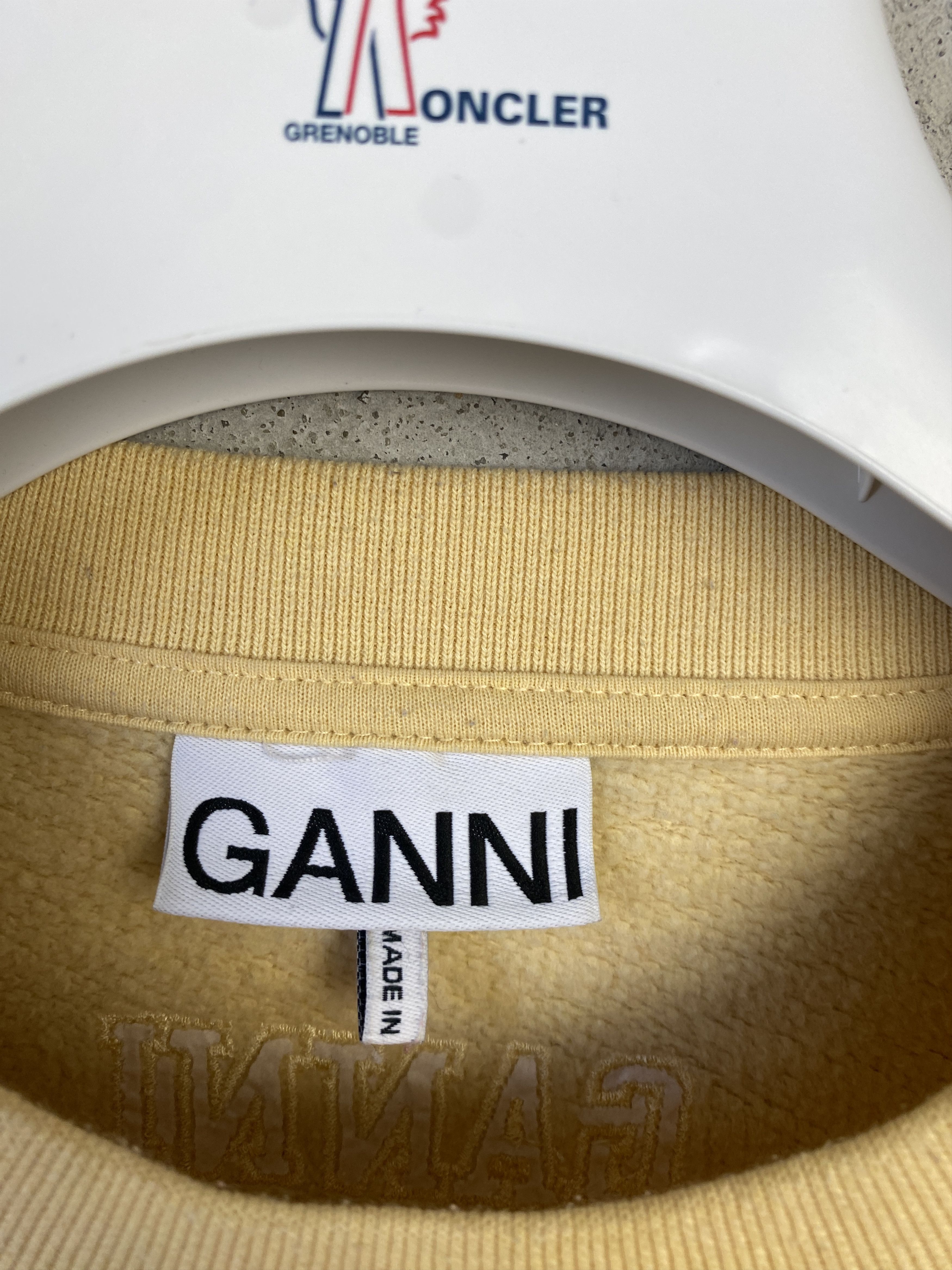 Ganni Ganni sweatshirt crewneck small logo casual Size S / US 4 / IT 40 - 3 Thumbnail