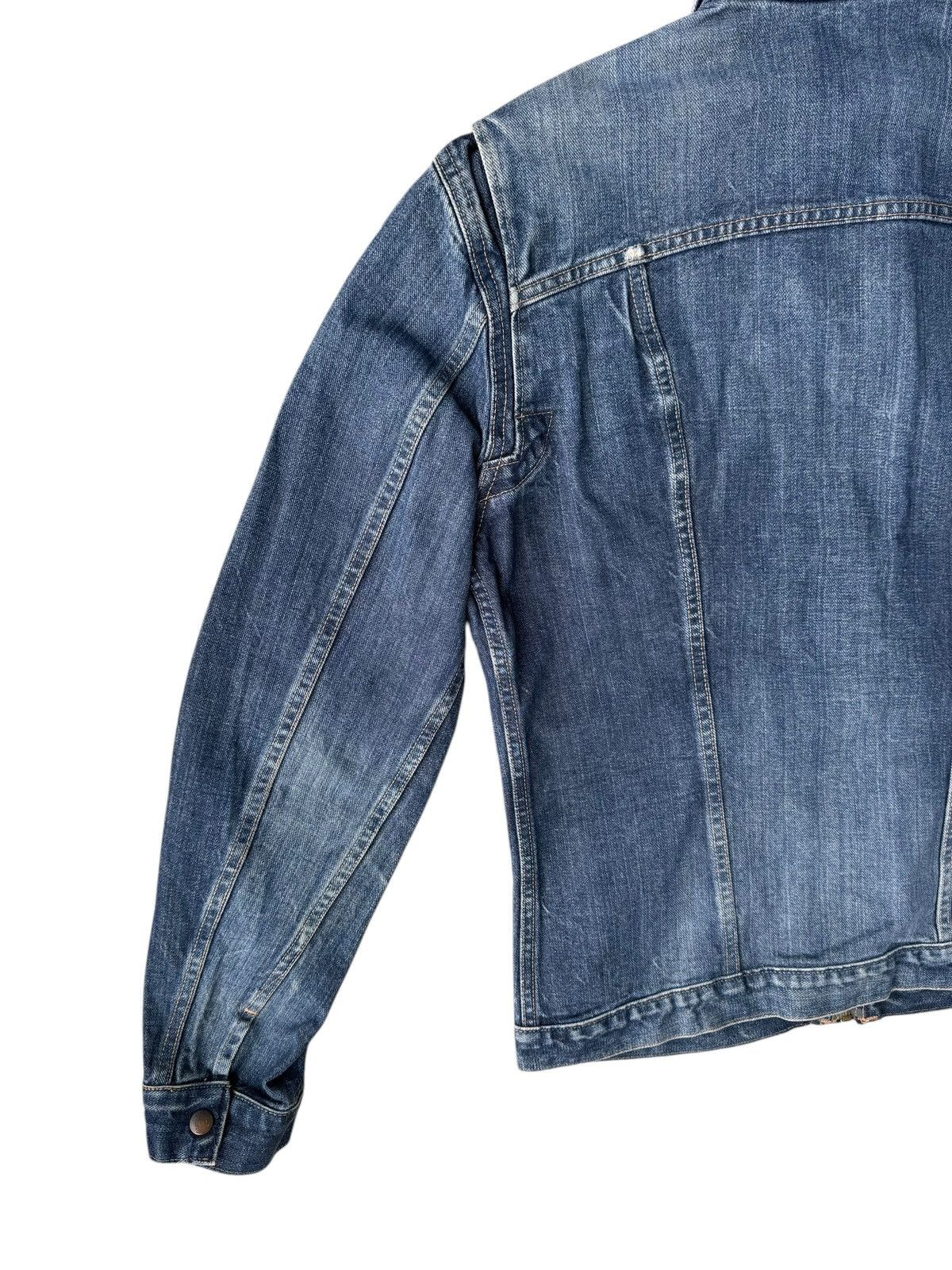 Levi's Vintage Clothing × Vintage × Wrangler Vintage Distressed Wrangler Trucker Denim Size US M / EU 48-50 / 2 - 11 Thumbnail