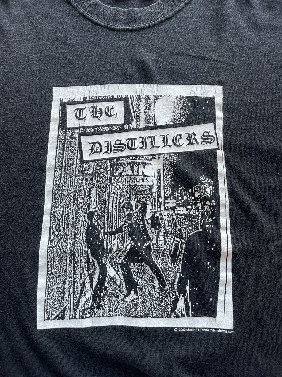 Band Tees × Vintage Vintage The Distillers Punks Band 2002’s Machete Tshirt Size US M / EU 48-50 / 2 - 5 Thumbnail
