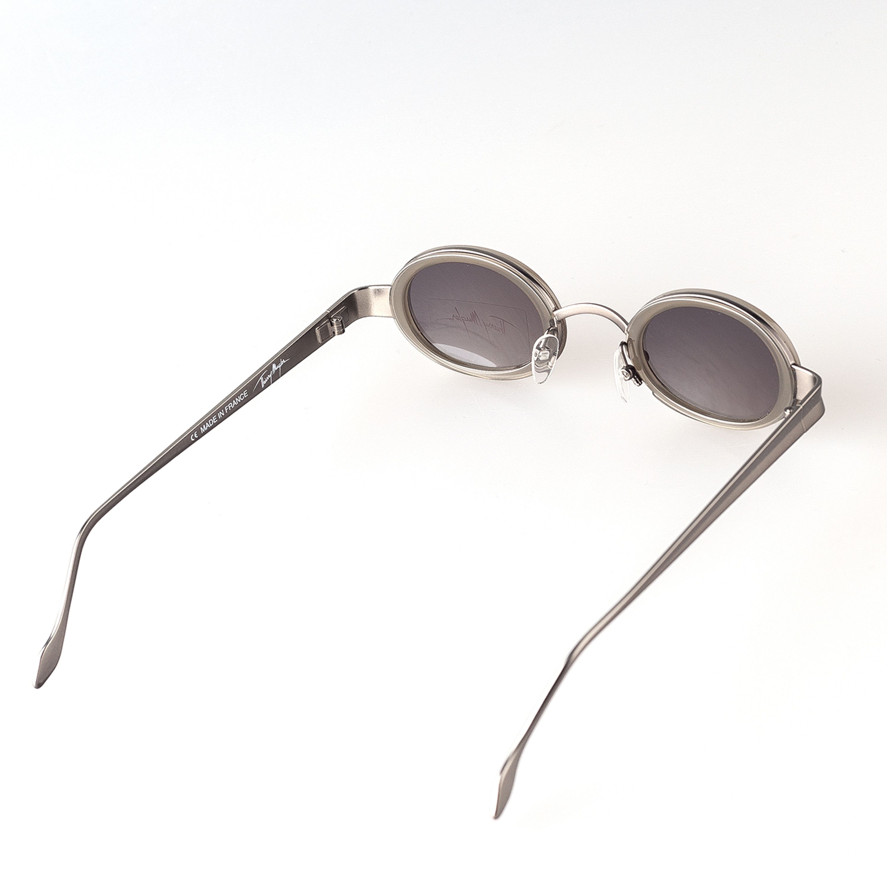 Thierry Mugler Thierry Mugler 6513 Vintage Oval Sunglasses Size ONE SIZE - 7 Thumbnail