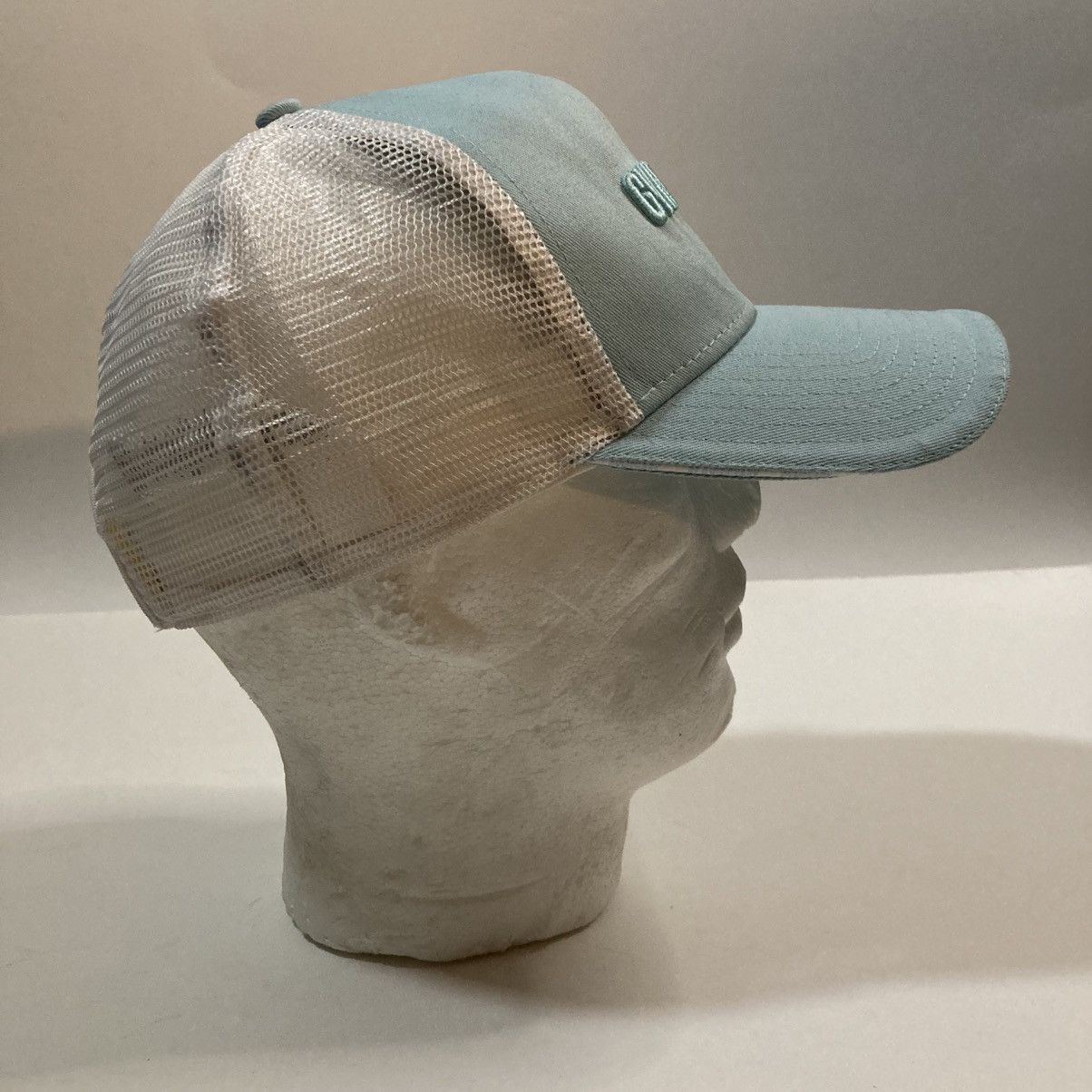 Designer × Gymshark Gymshark New Era Mens Snapback blue & white trucker hat Size ONE SIZE - 3 Thumbnail