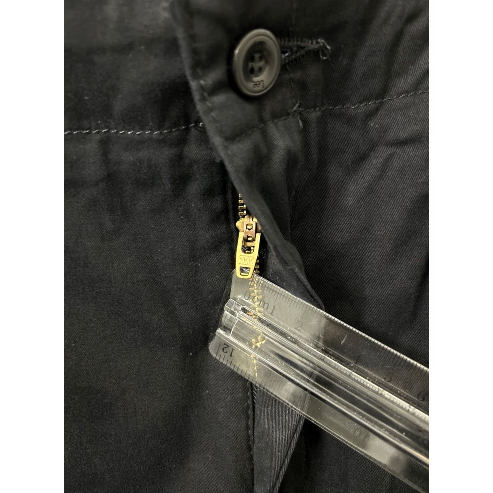 Lee Lee Tailored Chino Pants Womens 16 Slim Straight Leg NWT Black, 30 Inseam, 30 Inseam? 16x30 - NWT Size 38" / US 16 / IT 52 - 7 Thumbnail