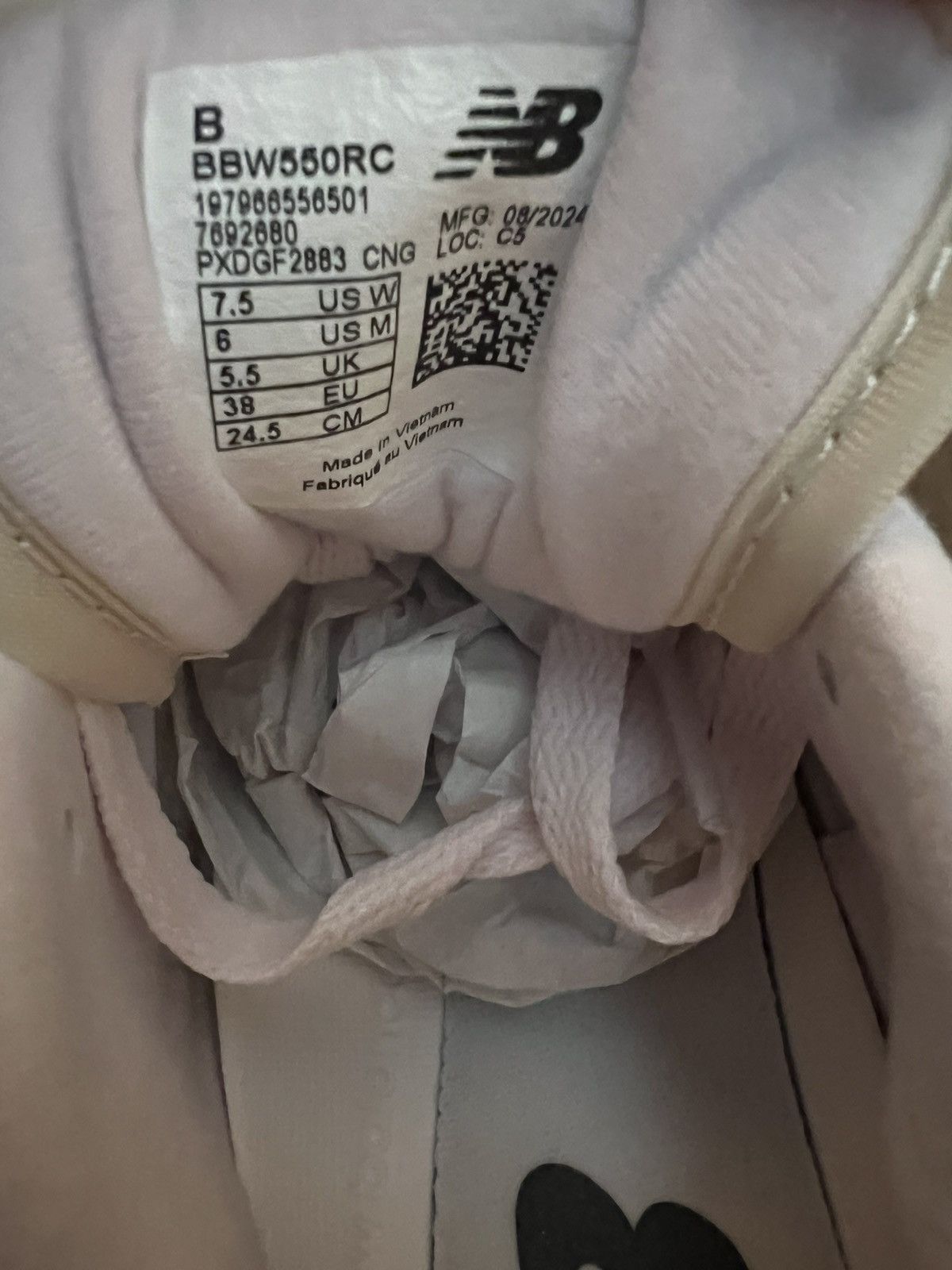 New Balance New Balance 550 Beige Pink W7.5 BBW550RC Size US 7.5 / IT 37.5 - 9 Thumbnail