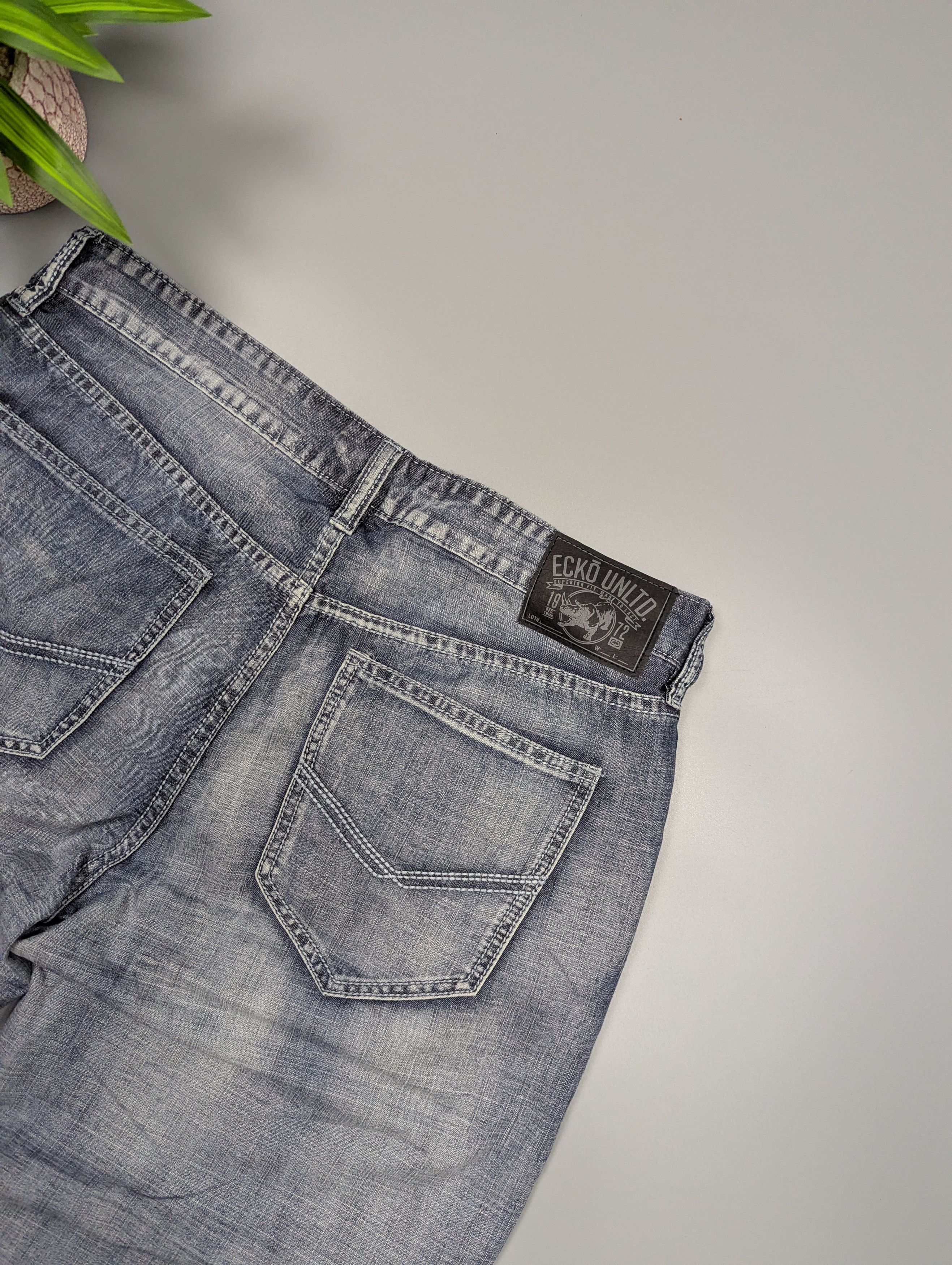 Ecko Unltd. Ecko Unltd Men’s Jeans Shorts Relaxed Fit Baggy Denim Y2K Size US 34 / EU 50 - 12 Thumbnail