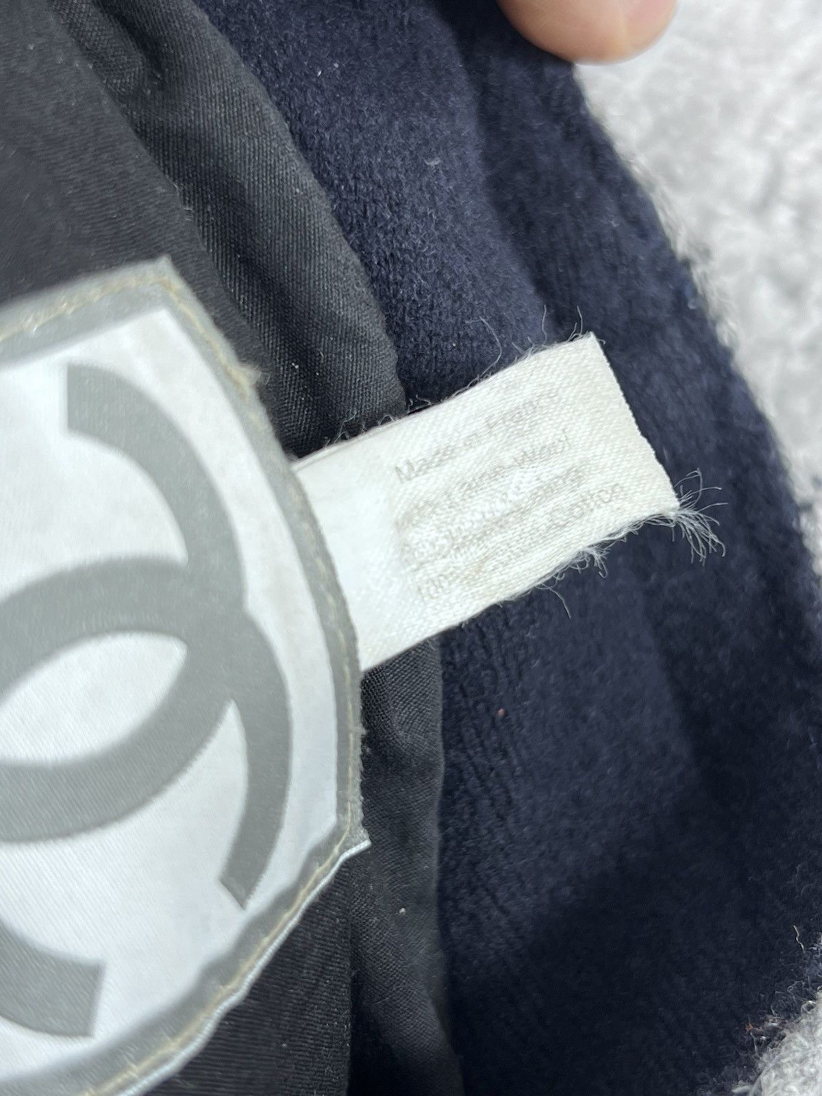 Chanel Chanel Blue Wool/Cotton CC Logo Bucket Hat Size ONE SIZE - 9 Thumbnail