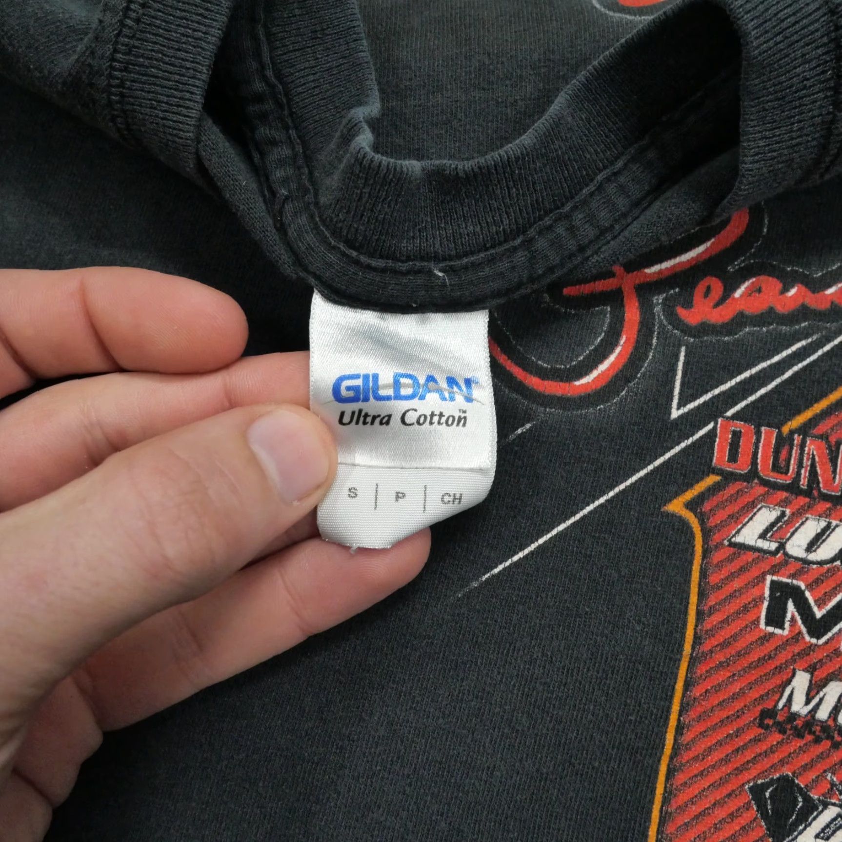 Gildan Gildan T Shirt Mens Small Black Motorsports Racing Cars Y2K Earl Pearson JR Size US S / EU 44-46 / 1 - 6 Thumbnail