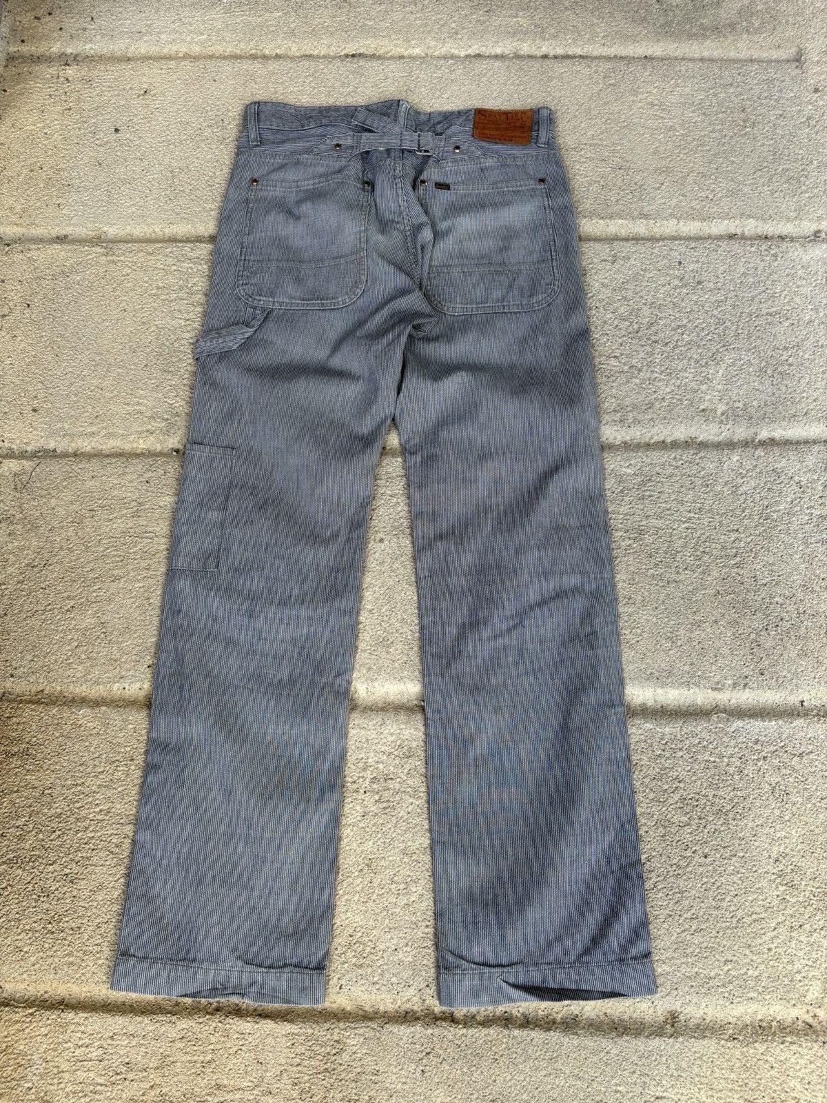 Japanese Brand Japanese Brand Seattle Hickory Double Knee Carpenter Pants Size US 32 / EU 48 - 5 Thumbnail