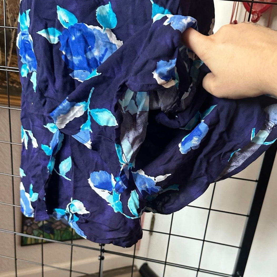 Other jodi michaels blue floral dress romper Size 36" / US 14 / IT 50 - 2 Thumbnail