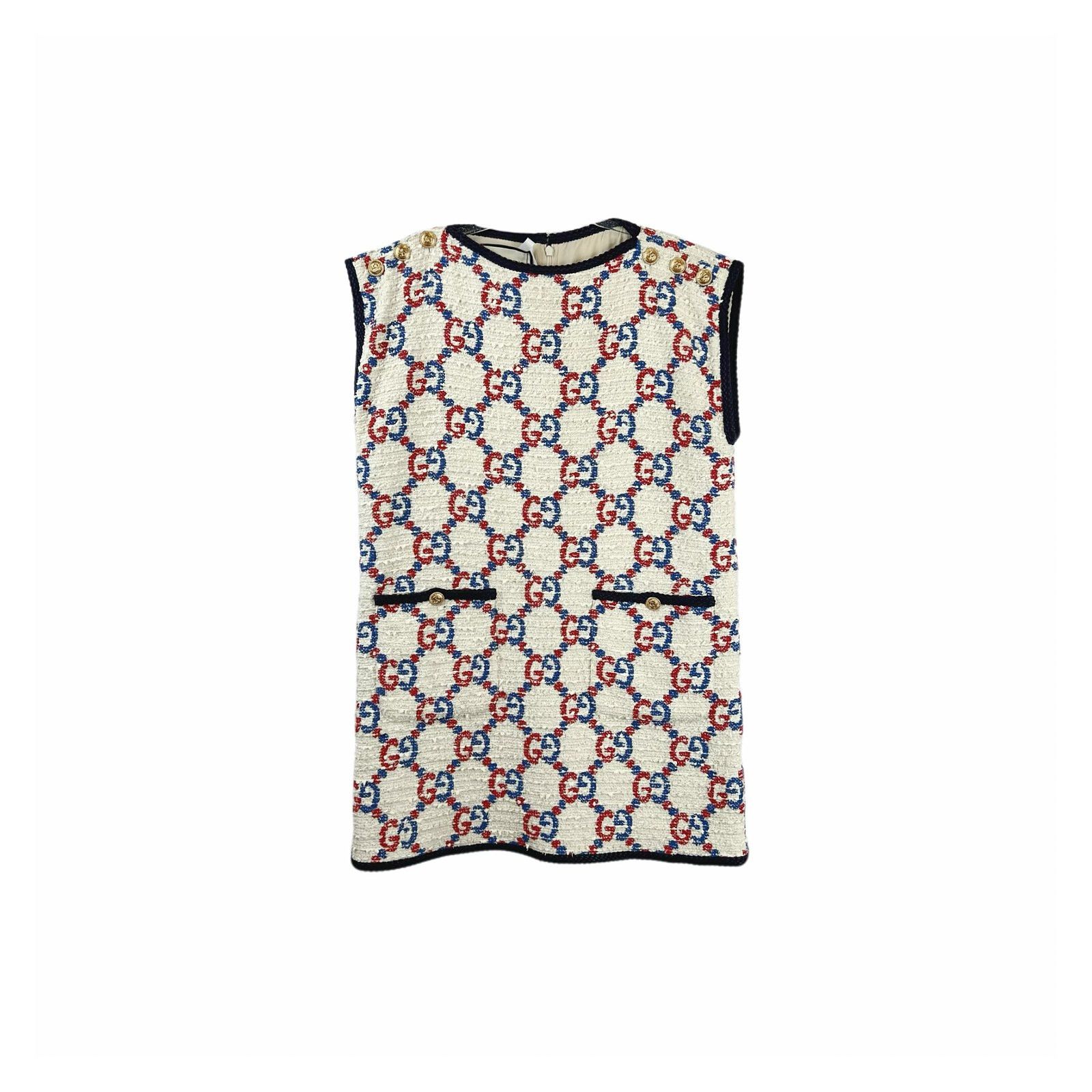 Gucci Gucci GG Tweed Mini Dress Size 38 Size XS / US 0-2 / IT 36-38 - 1 Thumbnail