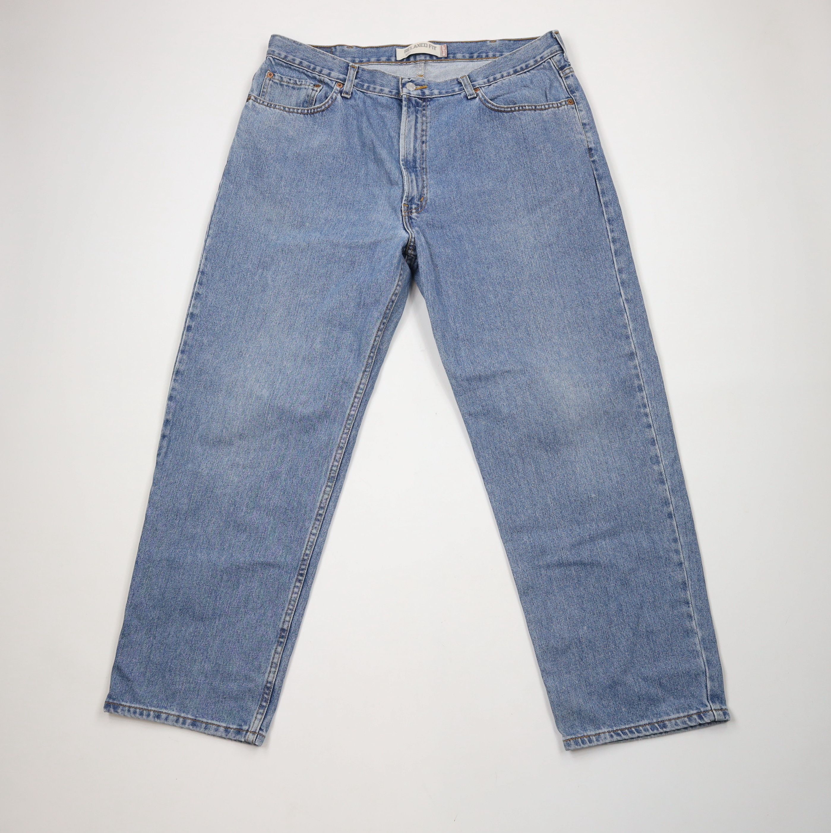 Levi's × Vintage Vintage Y2K Levis 550 Baggy Fit Denim Jeans Blue Cotton Size US 40 / EU 56 - 1 Thumbnail