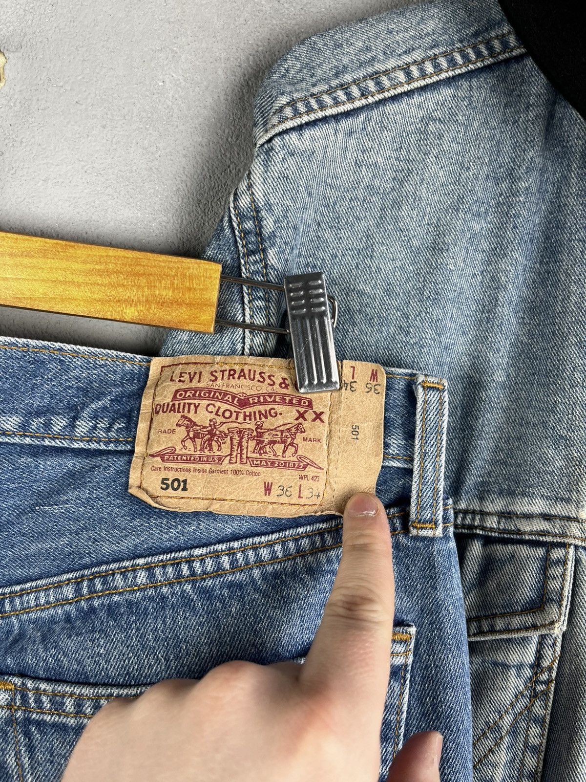 Levi's Levis 501 denim pants size 36-34 Size US 36 / EU 52 - 11 Thumbnail