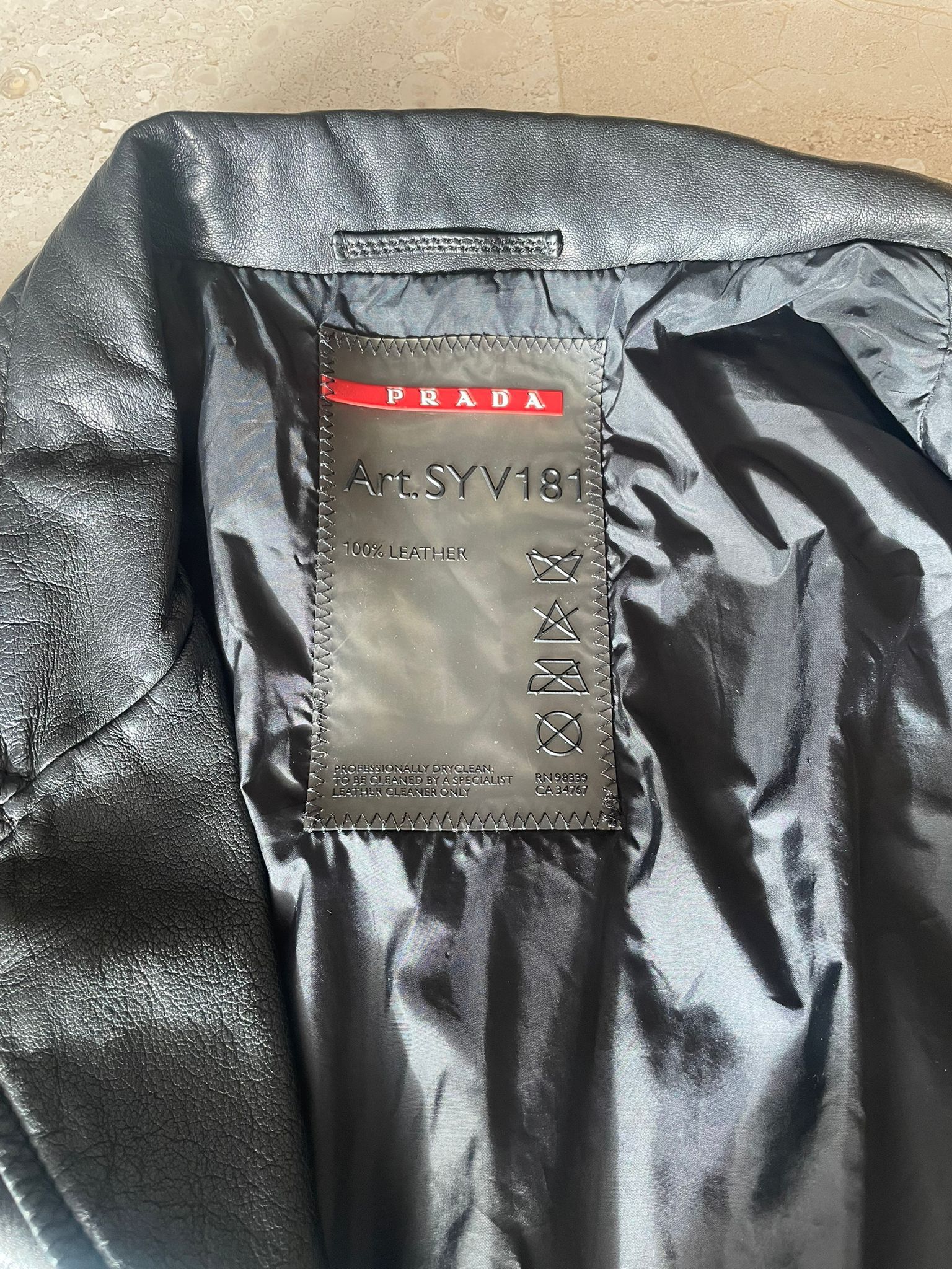Prada PRADA MILITARY NAPPA LEATHER FIELD JACKET - ART. SYV181 - Size US L / EU 52-54 / 3 - 5 Thumbnail