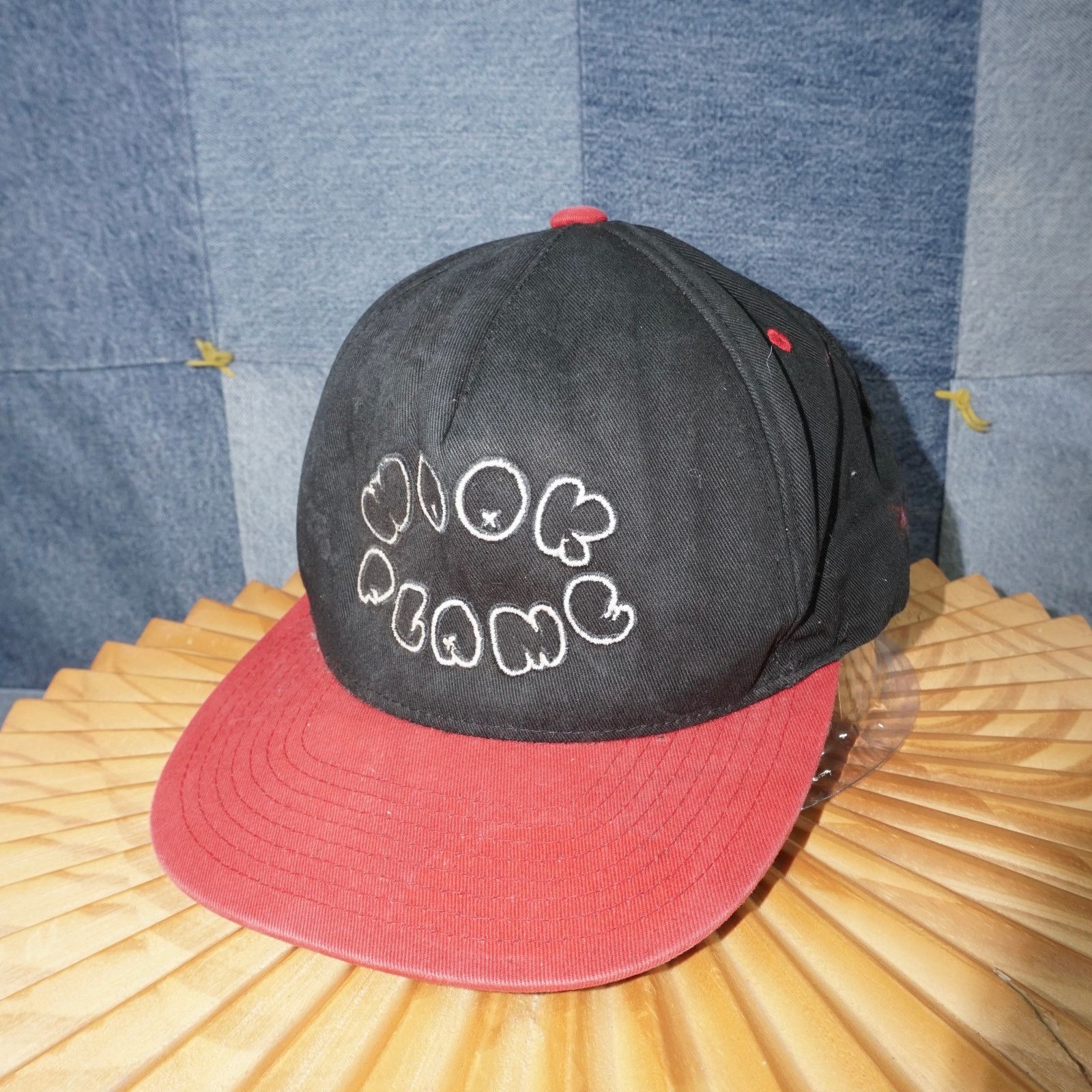 Vintage OSFA - Vintage Y2K WOOK flame embroidered essential 00s hat Size ONE SIZE - 2 Thumbnail
