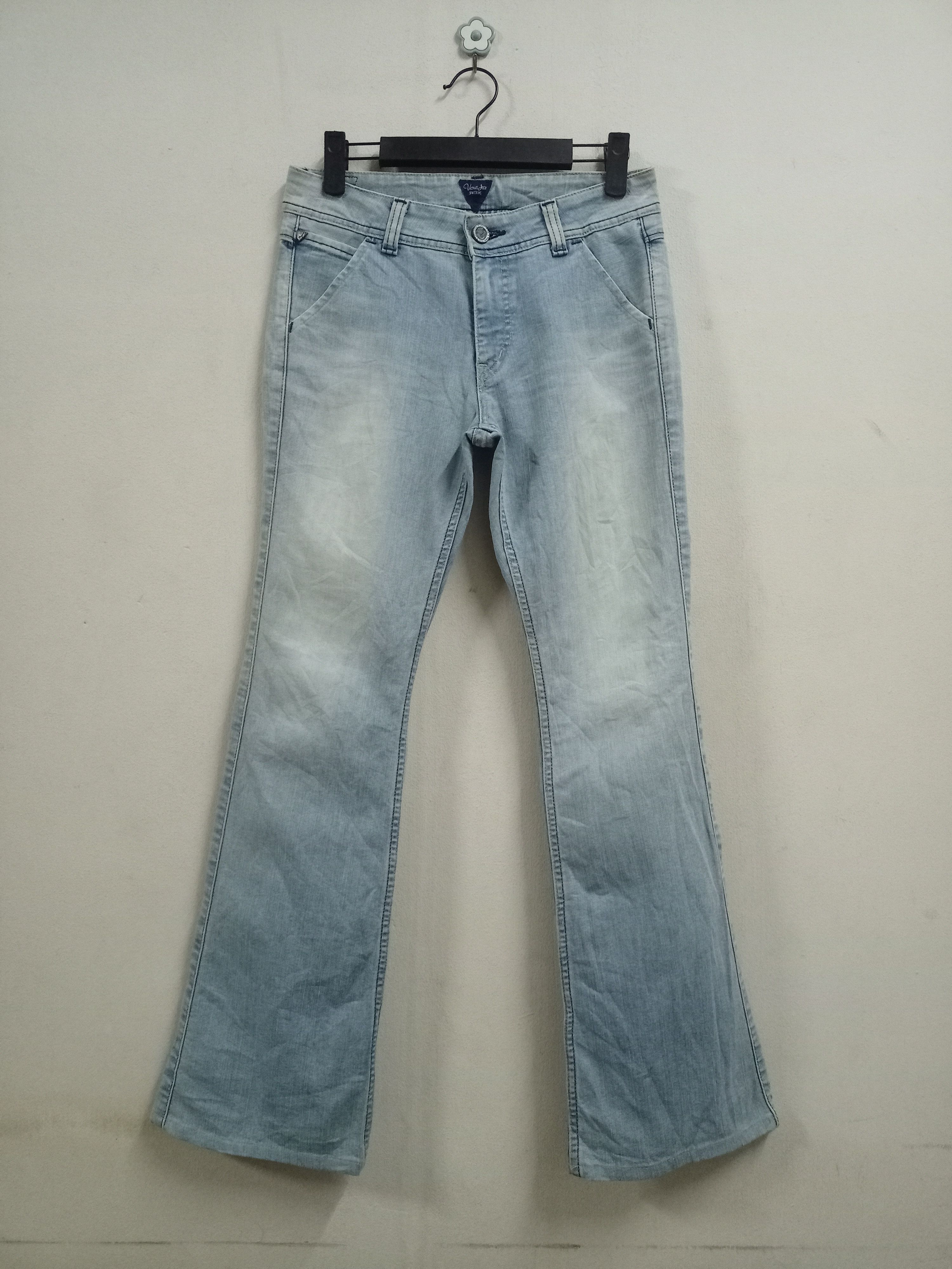 Edwin × Japanese Brand Vintage Japanese Edwin Light Blue Flare Jeans Size 28" / US 6 / IT 42 - 1 Thumbnail