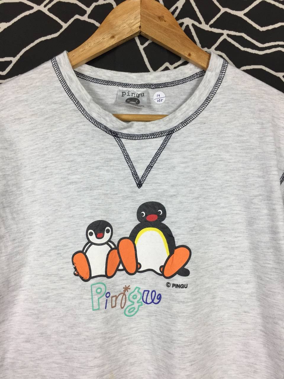 Cartoon Network × Japanese Brand × Vintage Vtg 90s Pingu Animated Cartoon Sumitomo Life Merch Promo Tee Size US M / EU 48-50 / 2 - 3 Thumbnail