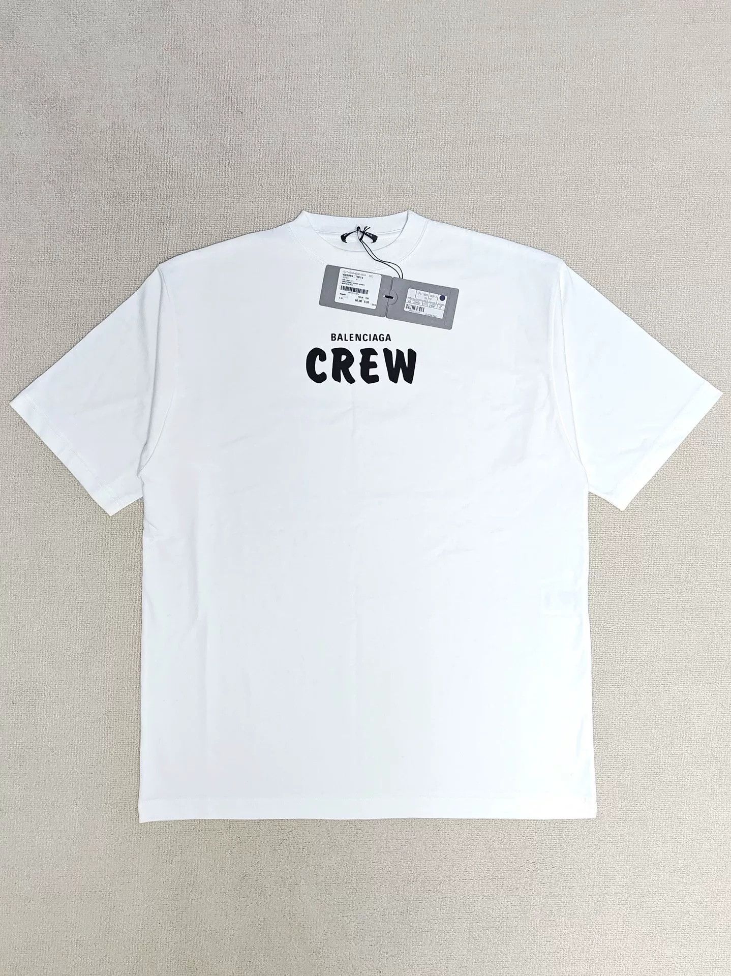 Balenciaga Balenciaga Crew Logo Short-Sleeve Tee Size XS / US 0-2 / IT 36-38 - 1 Thumbnail