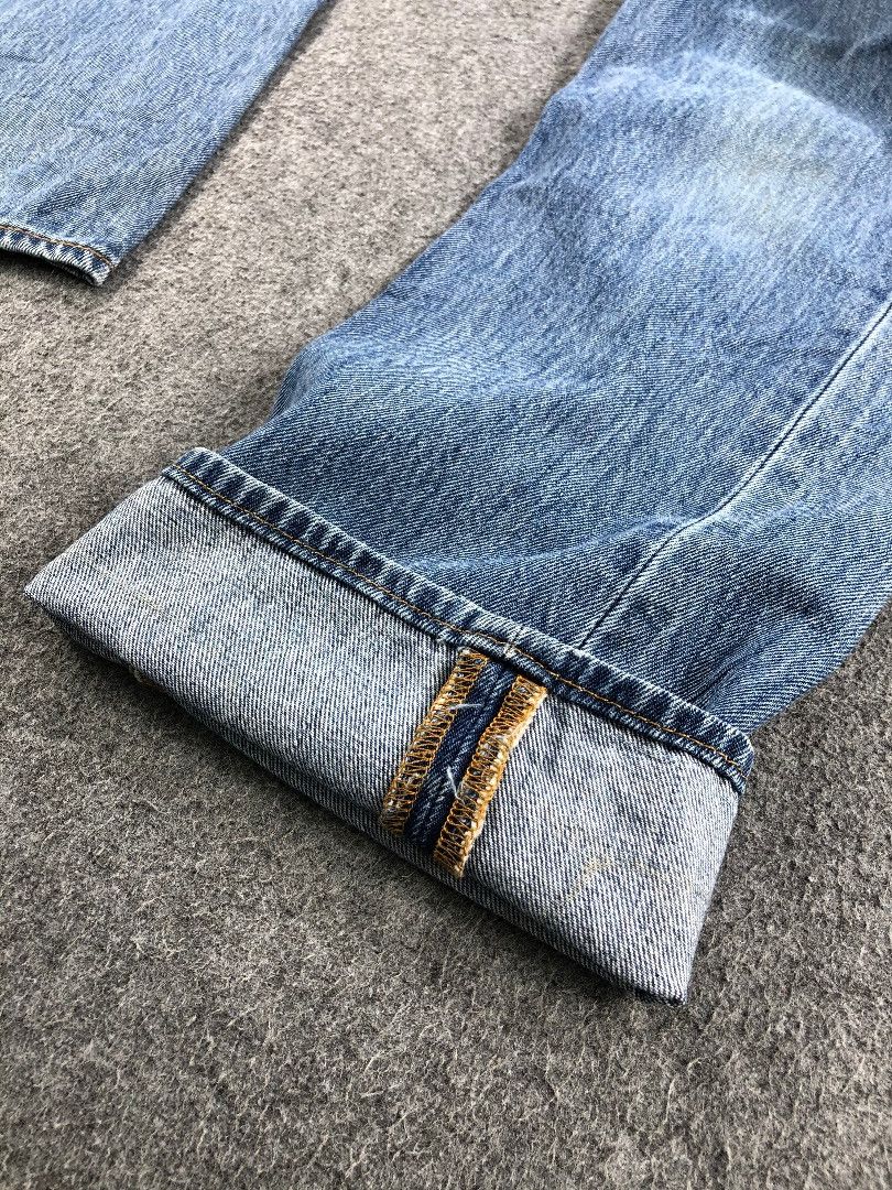 Levi's Vintage Light Wash Levis 501 Jeans-JM779 Size US 34 / EU 50 - 11 Thumbnail
