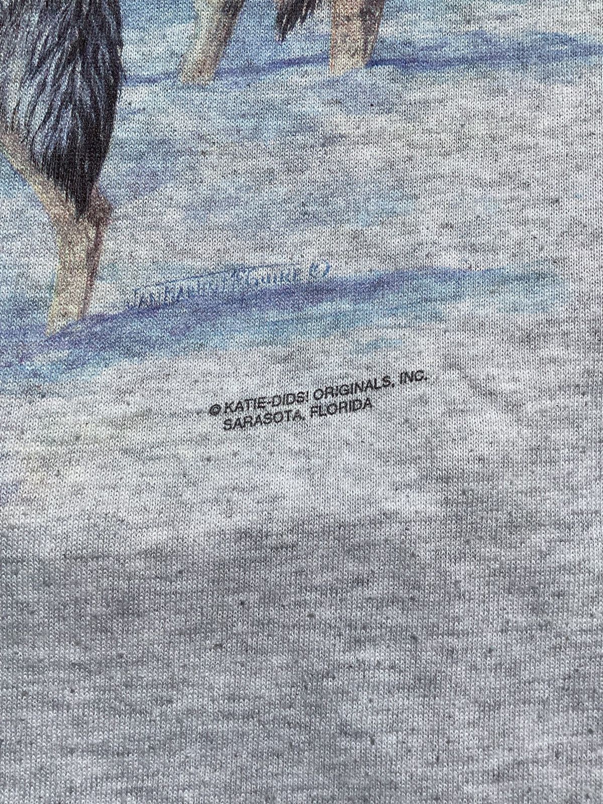 Jerzees × Vintage Vintage 1990s wolves nature, single stitch jerzees T-shirt Size US L / EU 52-54 / 3 - 3 Thumbnail