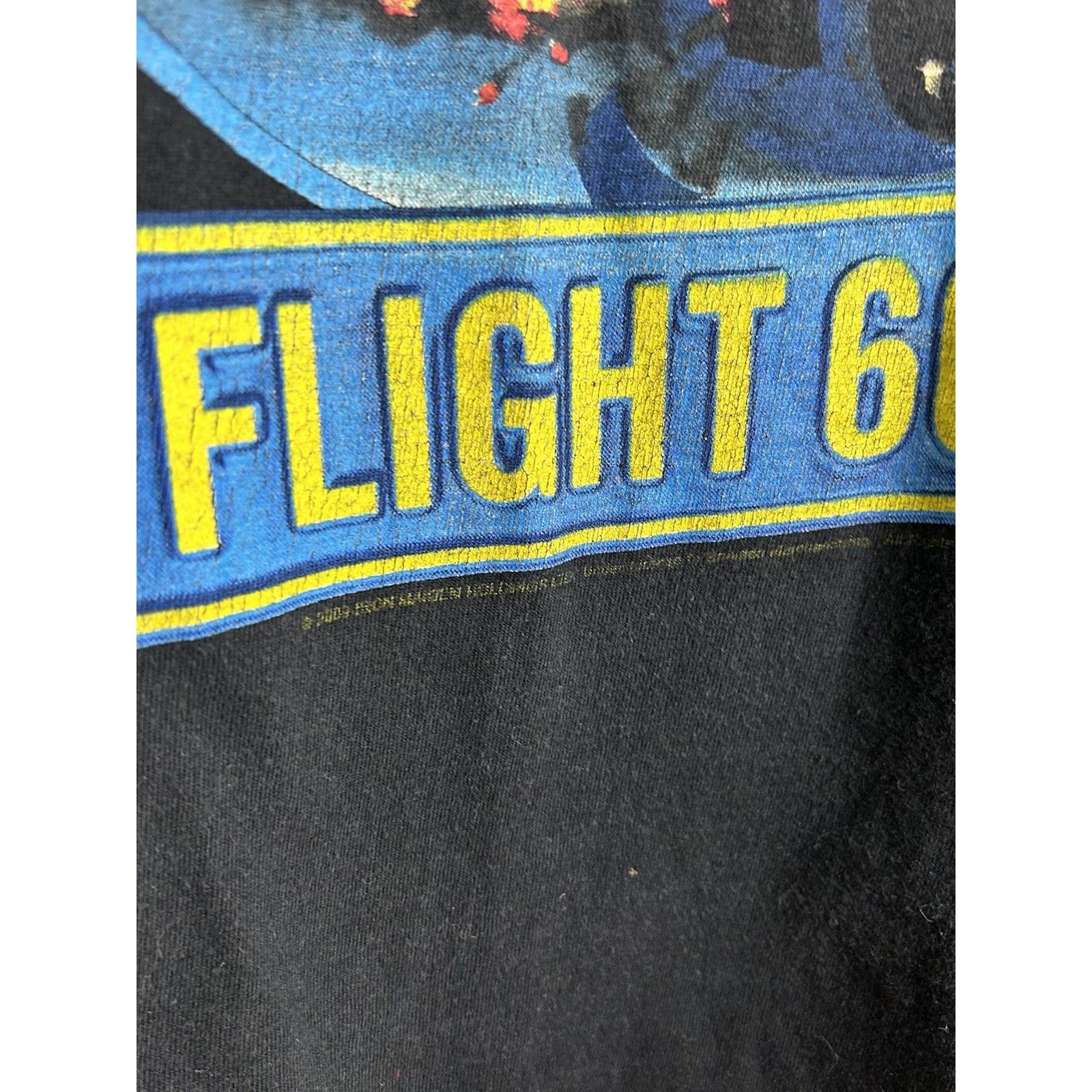 Band Tees 00s Vintage 2009 Iron Maiden Flight 666 Short Sleeve Tee Size US S / EU 44-46 / 1 - 4 Thumbnail