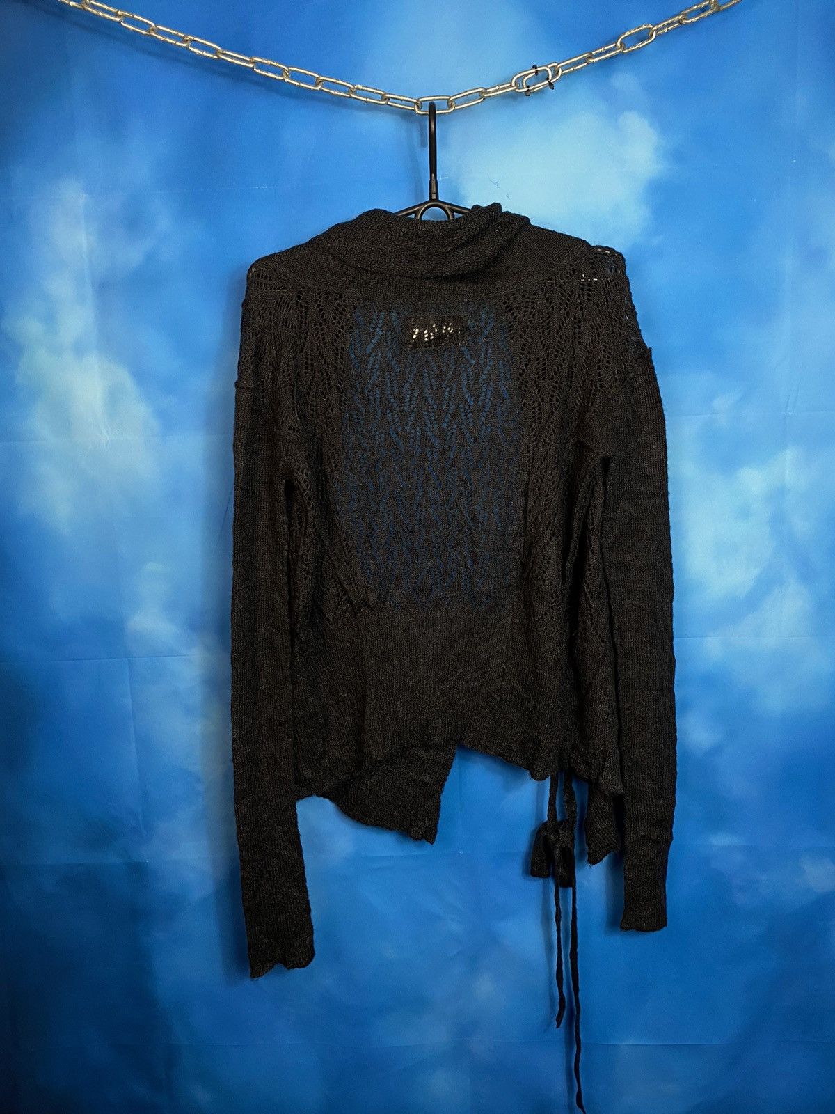 Allsaints × Vintage 💥 ALLSAINTS ASYMMETRICAL KNIT SWEATER Size XL / US 12-14 / IT 48-50 - 7 Thumbnail