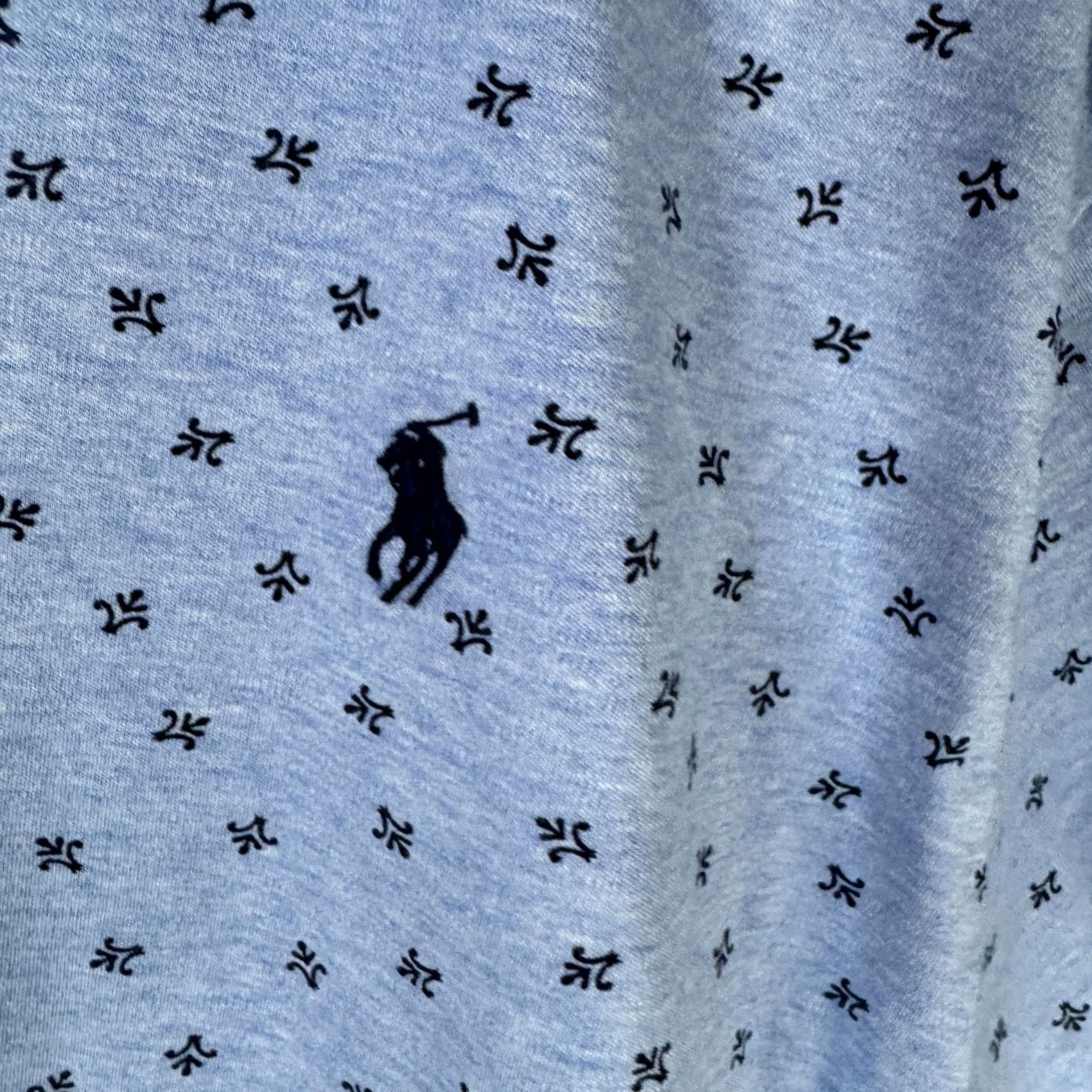 Polo Ralph Lauren Polo Ralph Lauren Polo Shirt Mens 2XL Blue Geometric Pony Logo Slim Fit Short Sleeve Shirt Regular Mens West Size US XXL / EU 58 / 5 - 6 Thumbnail