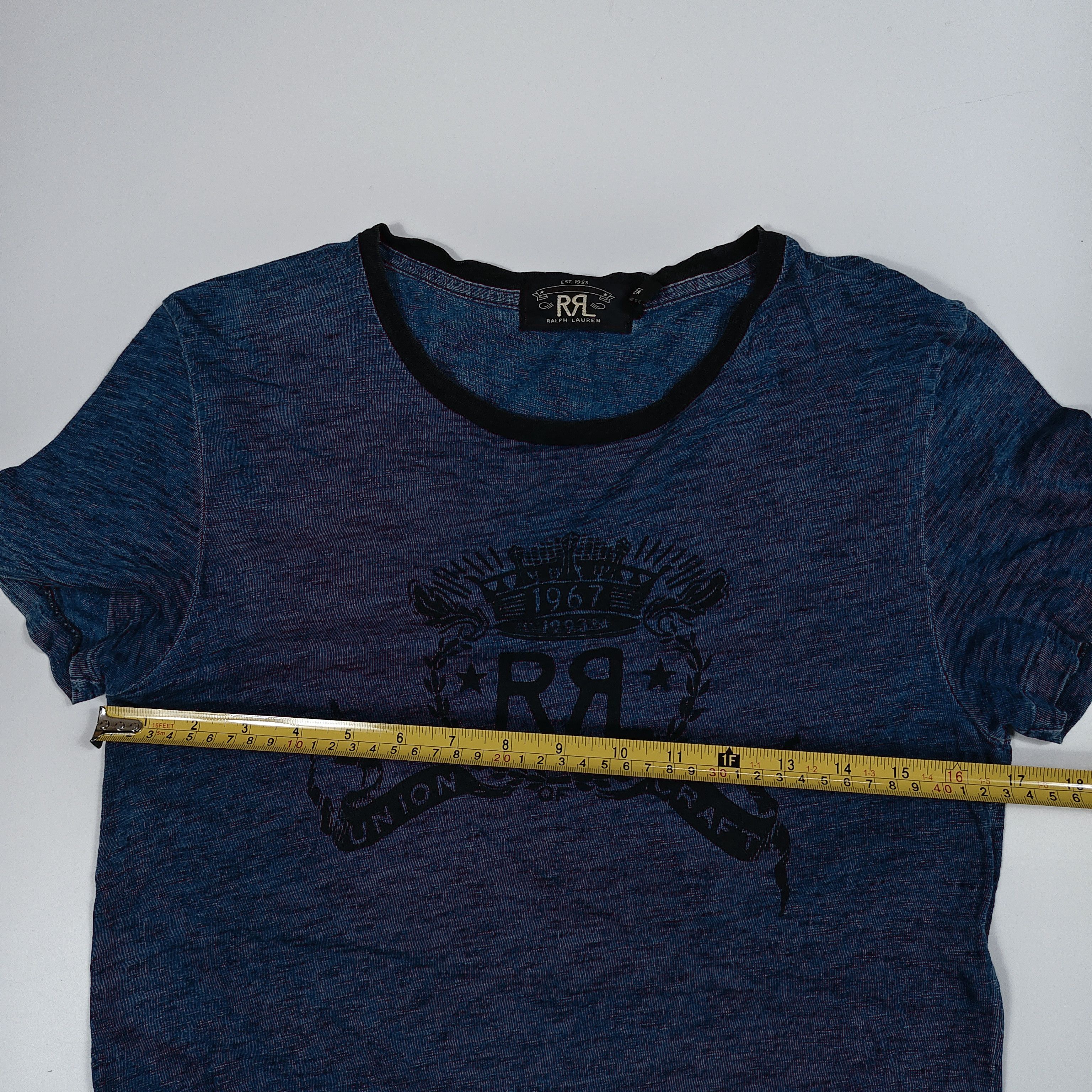 RRL Ralph Lauren RRL Double RL Union of Craft Indigo Graphic #F Size S / US 4 / IT 40 - 7 Thumbnail