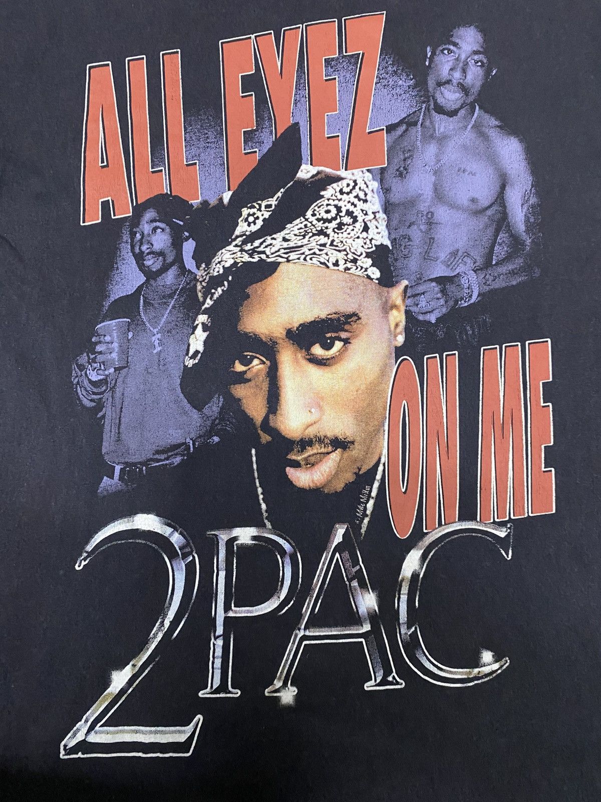Rap Tees 2PAC All Eyez On Me Size US L / EU 52-54 / 3 - 7 Thumbnail