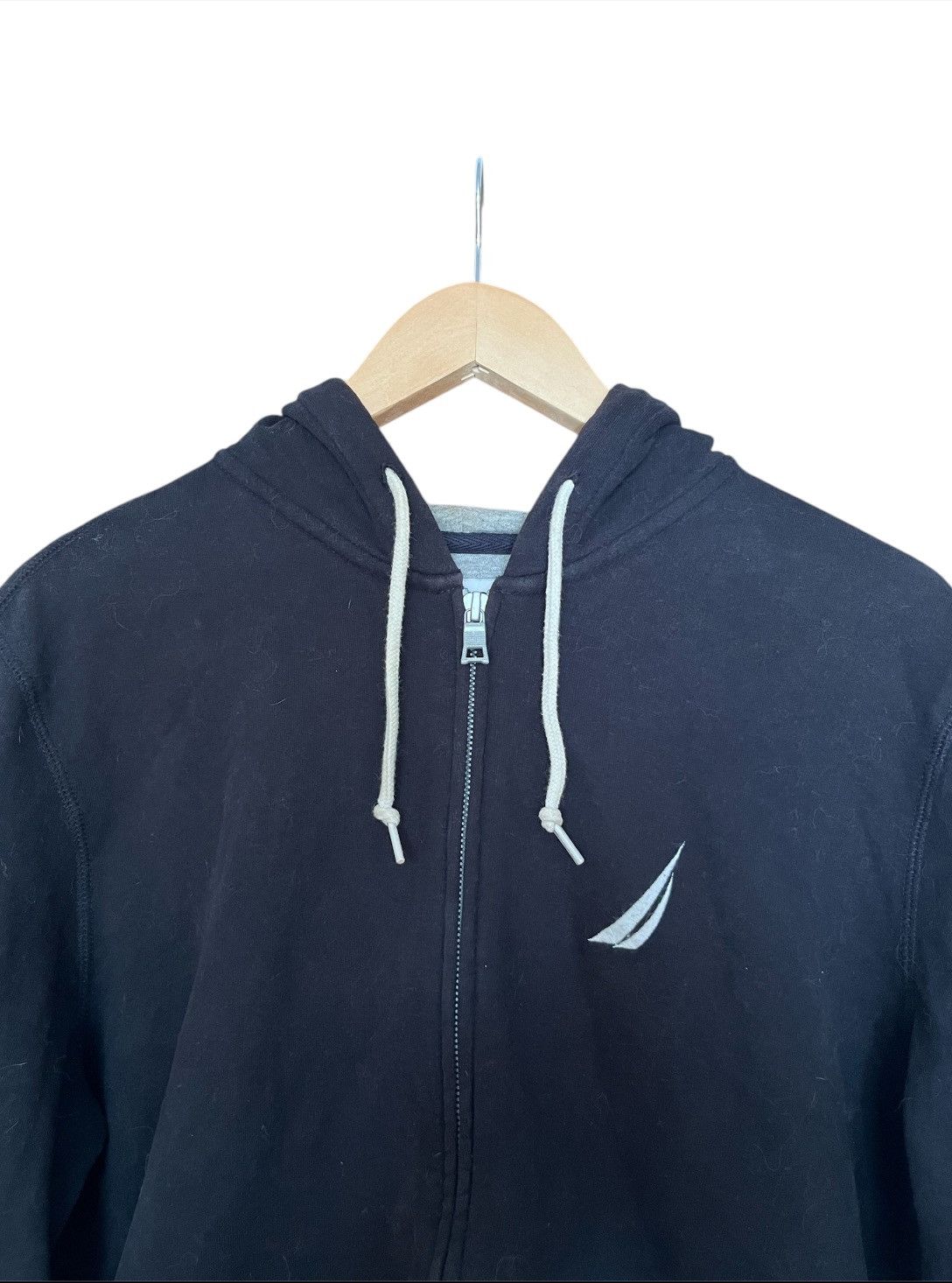 Nautica Nautica Zip Vintage Black Hoodie Size US M / EU 48-50 / 2 - 6 Thumbnail