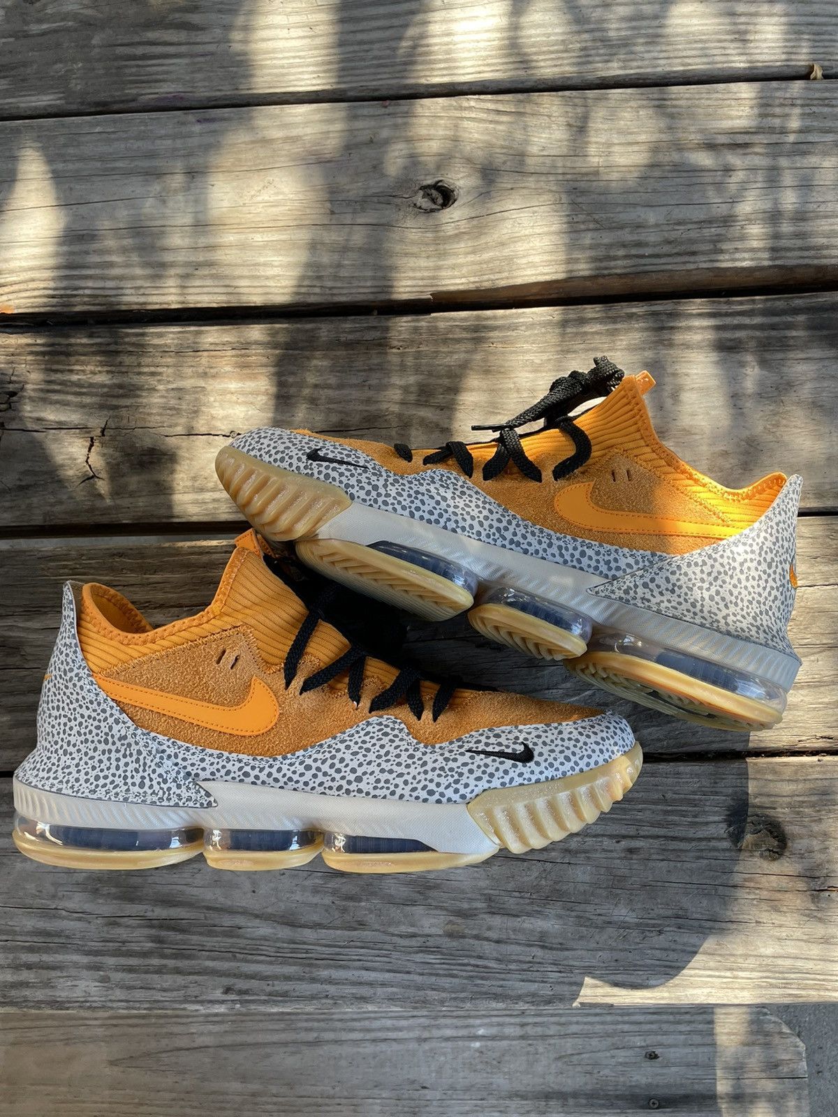 image of Vnds Nike Lebron Xvi Low Ac “Atmos Safari” Shoes in Orange, Men's (Size 13)