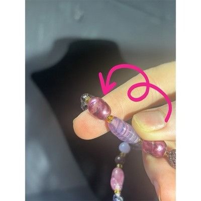 Other A45 multi strand Vintage Glass Bead Necklace Boho style Art Size ONE SIZE - 5 Thumbnail