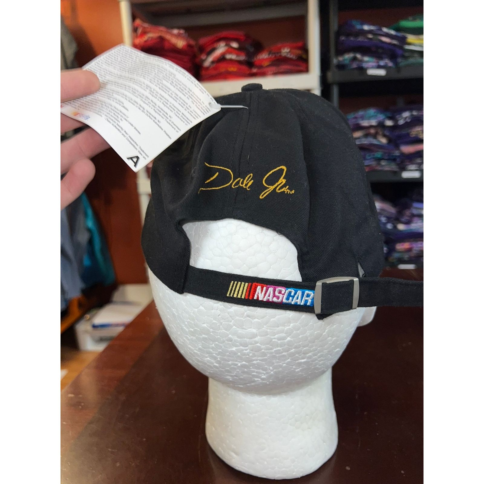 NASCAR Vintage Dale Jr Hat Nascar Bud Racing Black #8 Cap 2001 Size ONE SIZE - 6 Thumbnail