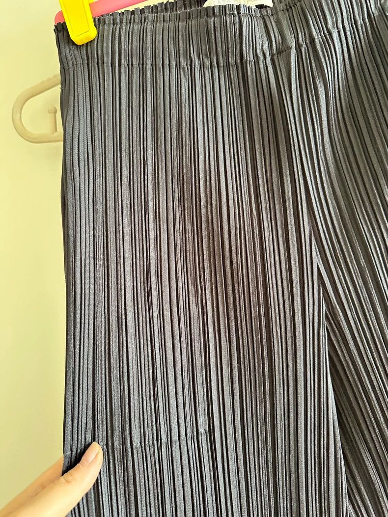 Issey Miyake Issey Miyake size:3 Grey-black pleated pants Size 42" / US 20 - 3 Thumbnail