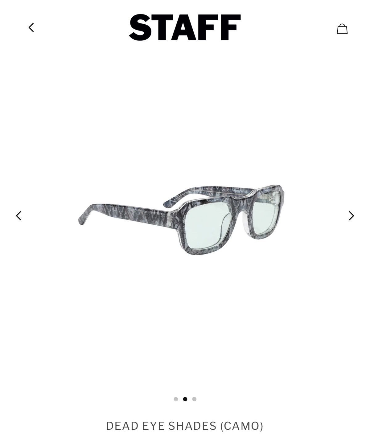 STAFF WORKFORCE Staff dead eye shades (camo) Size ONE SIZE - 2 Thumbnail