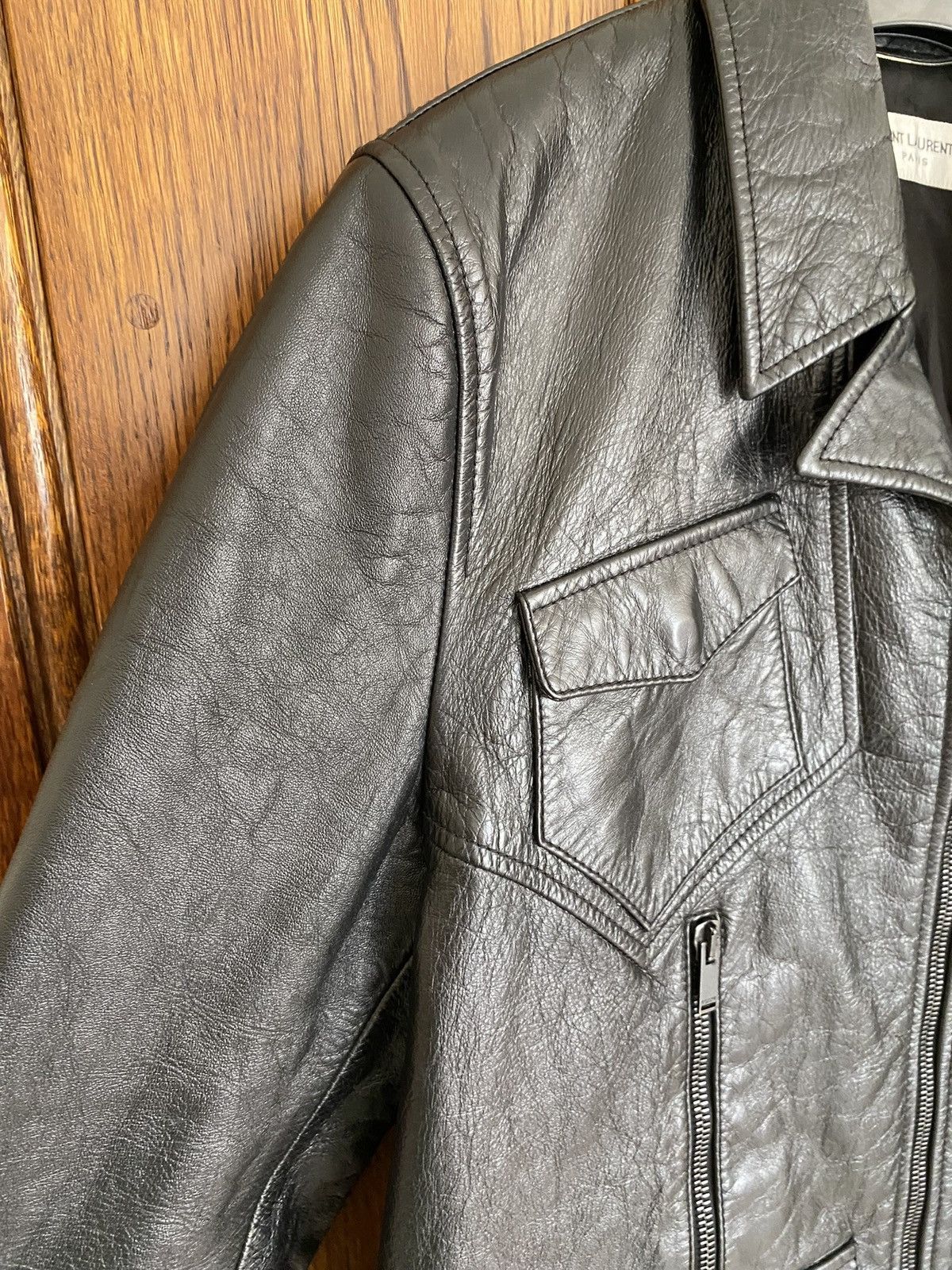 Saint Laurent Paris Saint Laurent Lenny Kravitz leather jacket iconic grail 50 Size US M / EU 48-50 / 2 - 11 Thumbnail