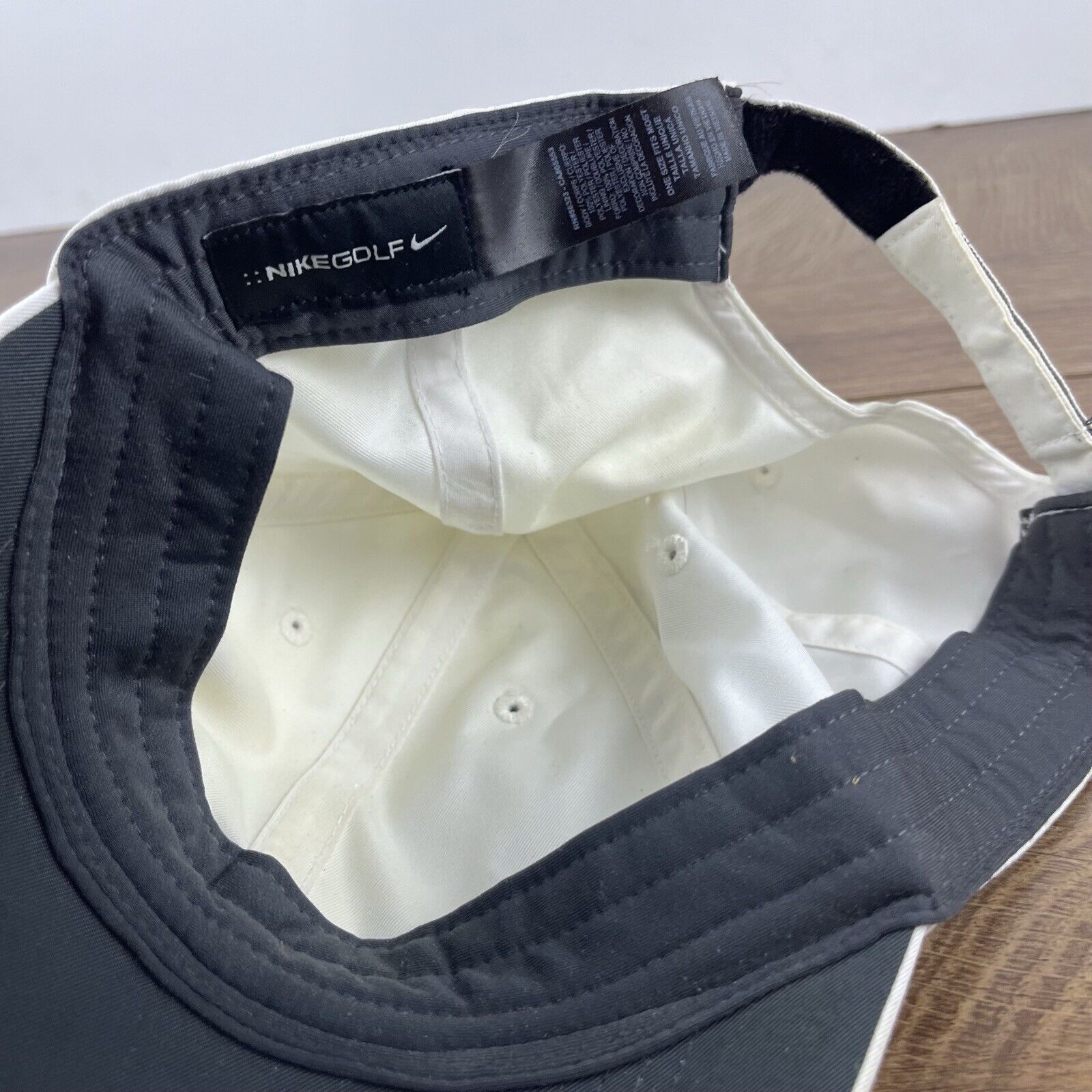 Nike Nike Golf White Baseball Hat Cap Hat White Adjustable Hat Wh Size ONE SIZE - 13 Thumbnail