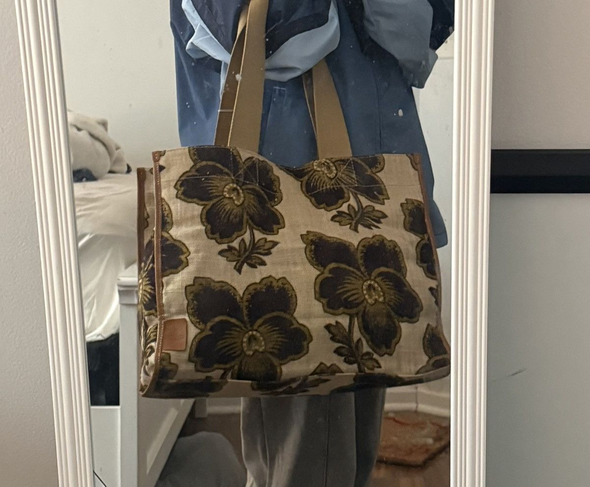 Vivienne Westwood Vivienne Westwood Brown Floral Tote Bag Size ONE SIZE - 3 Thumbnail