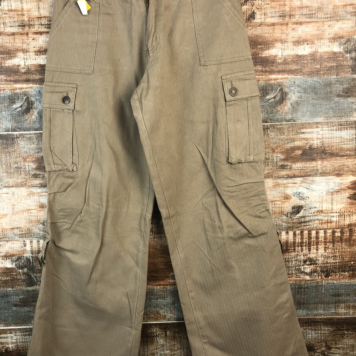 Japanese Brand DL Japanese Brand Brown Cargo Multipocket Pants #C704 Size 25" / US 0 / IT 36 - 5 Thumbnail