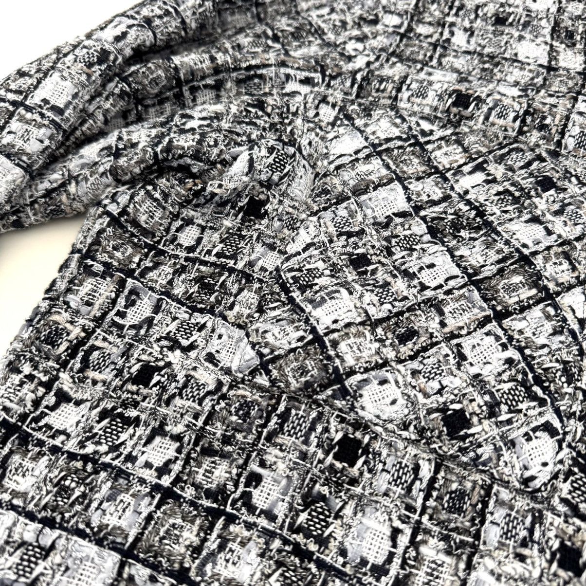 Faith Connexion Faith Connexion Tweed Fitted Overshirt Black/White Unisex Size US XS / EU 42 / 0 - 6 Thumbnail