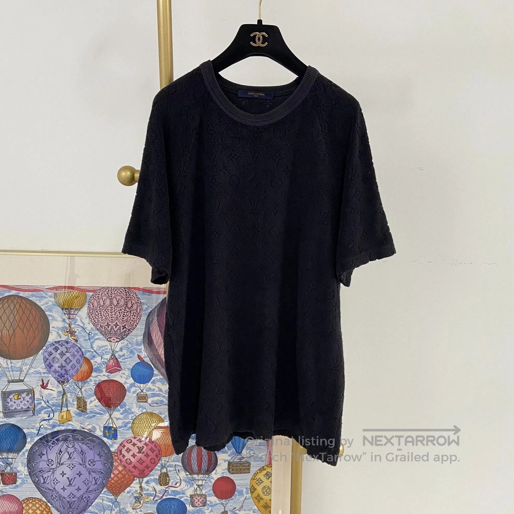 Louis Vuitton Black Textured Short. Size US XL / EU 56 / 4 - 1 Thumbnail